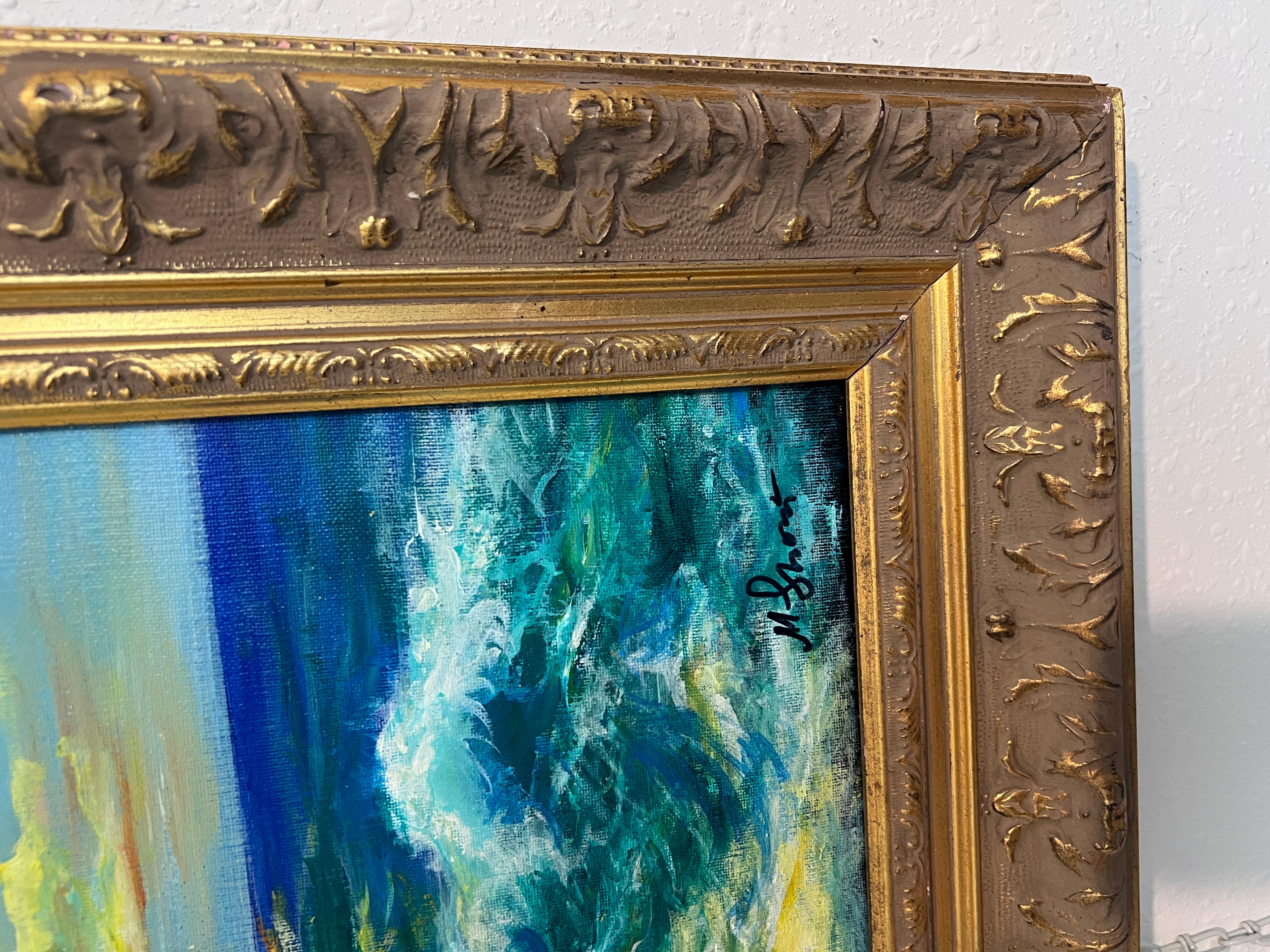 Seascape by Max Shekhter (b. 1938) – Original American Oil Painting on canvas For Sale 6