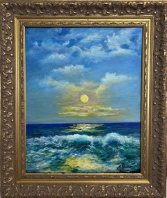 Seascape by Max Shekhter (b. 1938) – Original American Oil Painting on canvas