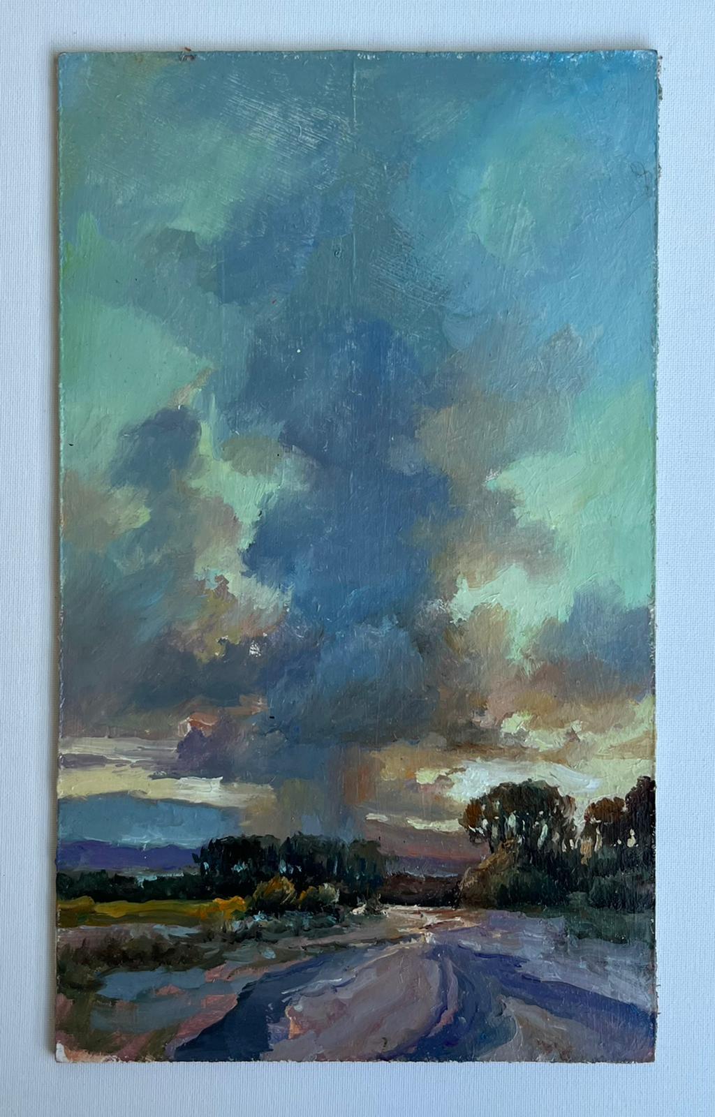 Landscape Painting Max Skoblinsky  - L'évolution de l'aube : les nuages et la renaissance de la nature
