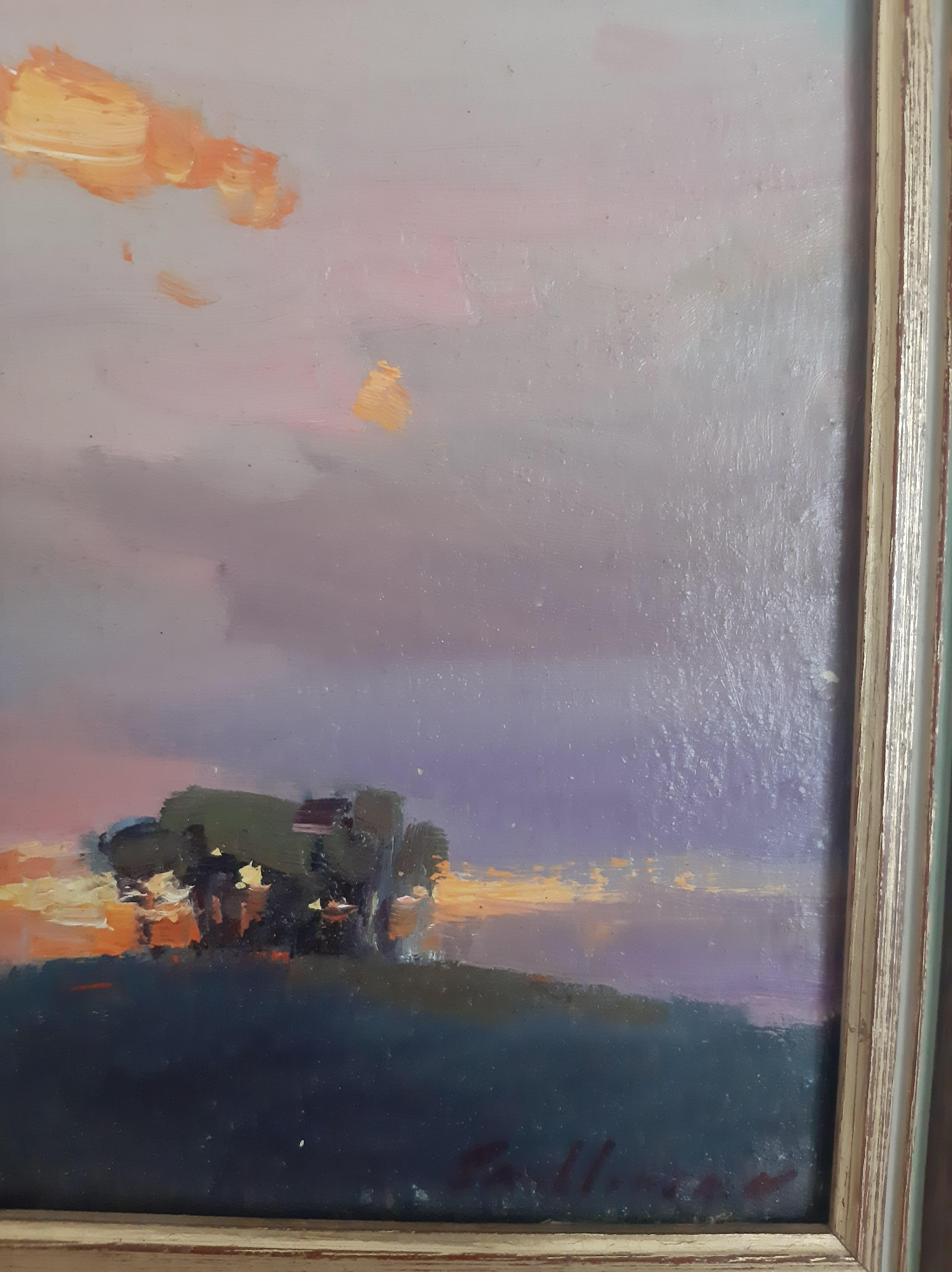 Grandeur of the Sunset: Landschaft mit der perfekten Mischung aus Kontrast und Harmonie im Angebot 2