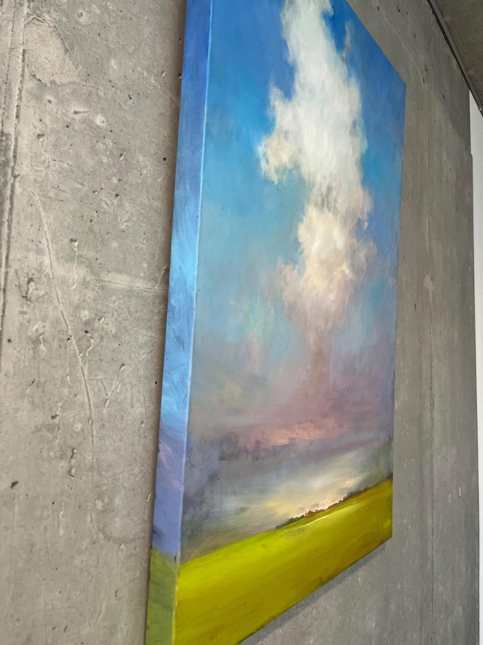 “Metamorphoses of the Sky: Clouds and the Transformation of Perception”

This painting is like a poetic breath of the sky, where clouds become reflections of human emotion. The artist does not merely depict a celestial landscape — he invites the