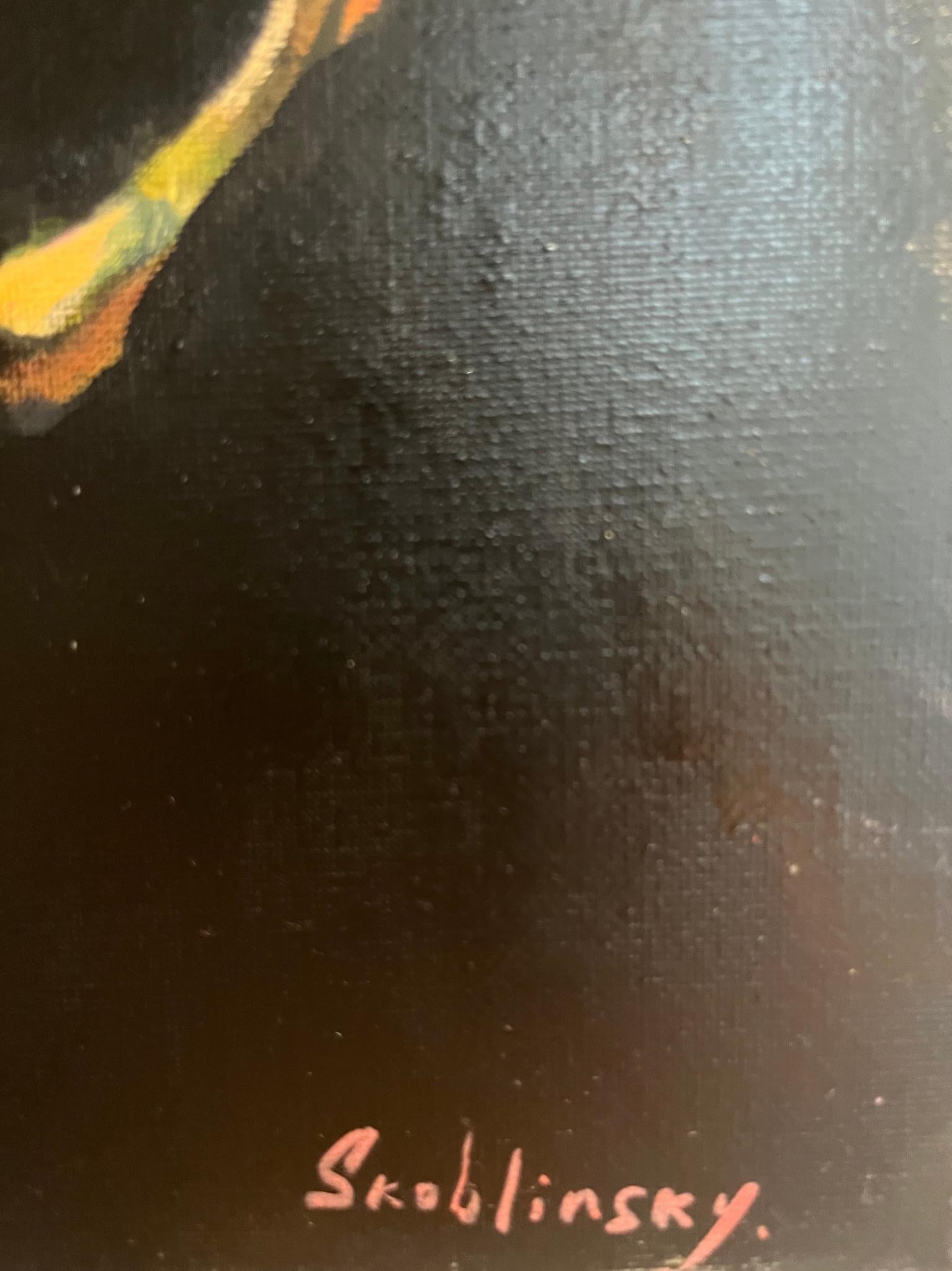 Proud Is the One Who Does Not Ask.Magnolia - Impressionist Painting by Max Skoblinsky 