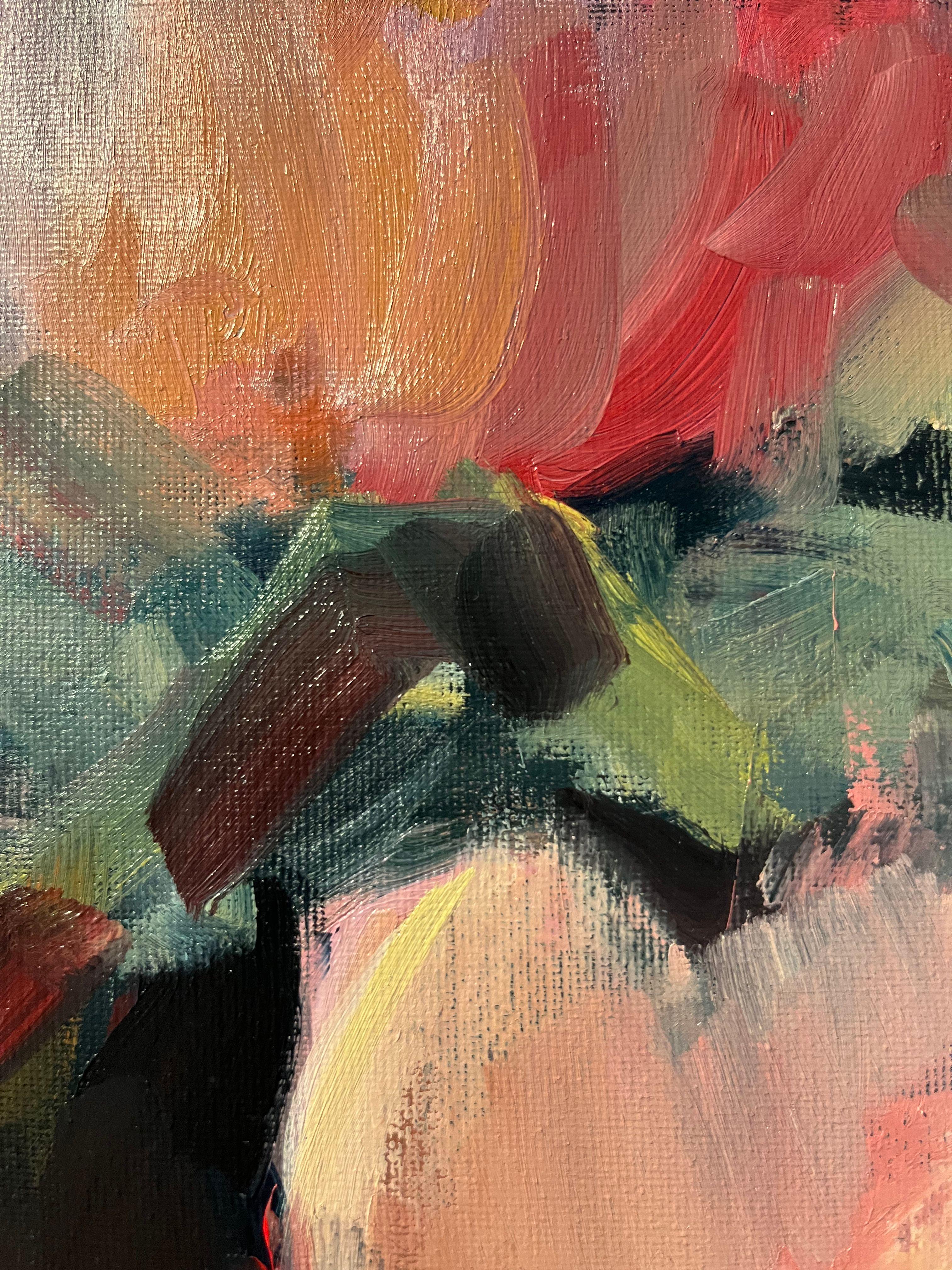 Scent Beyond Words - Brown Still-Life Painting by Max Skoblinsky 