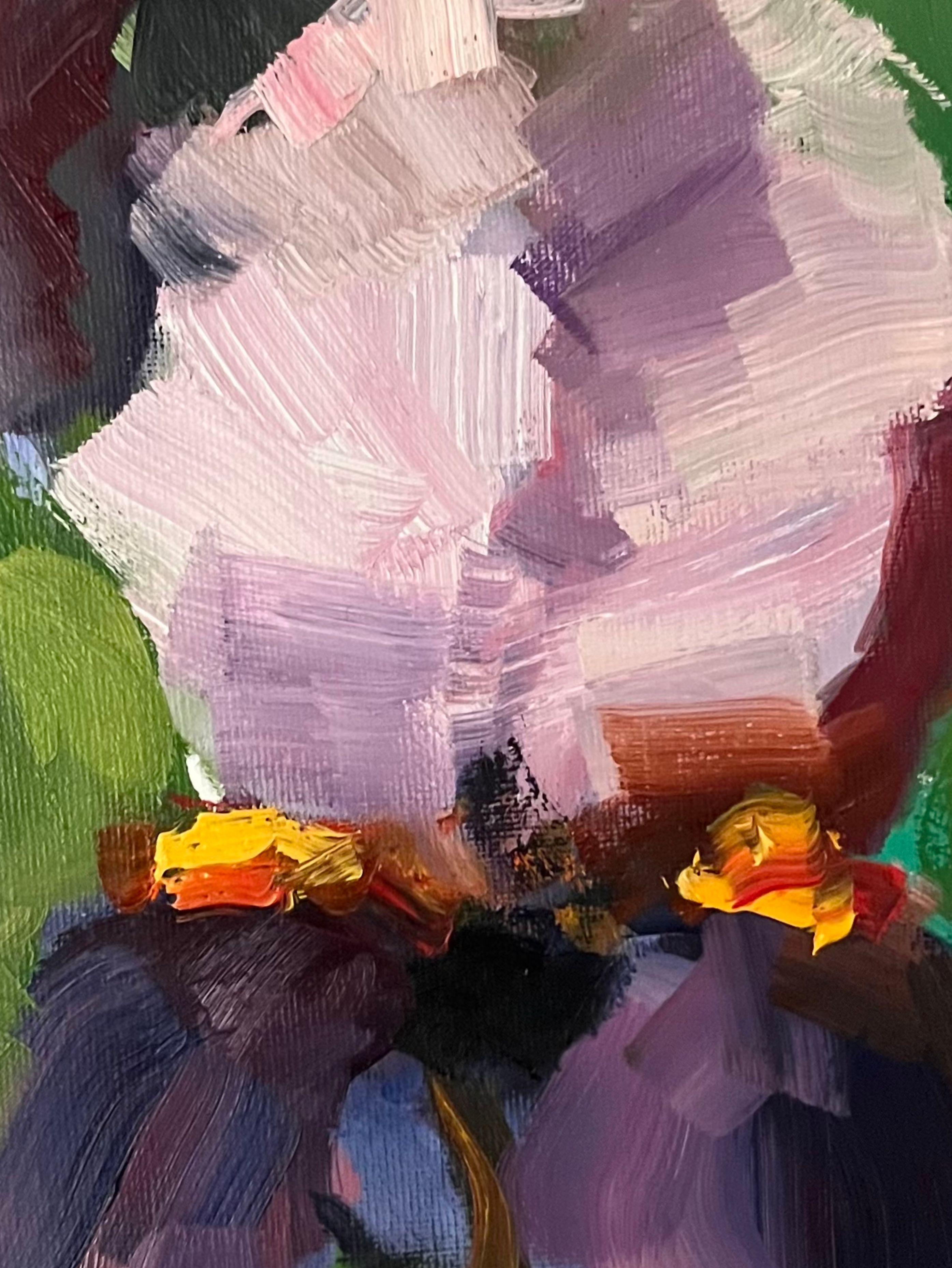 The Iris – a Thought That Needs No Words - Painting by Max Skoblinsky 