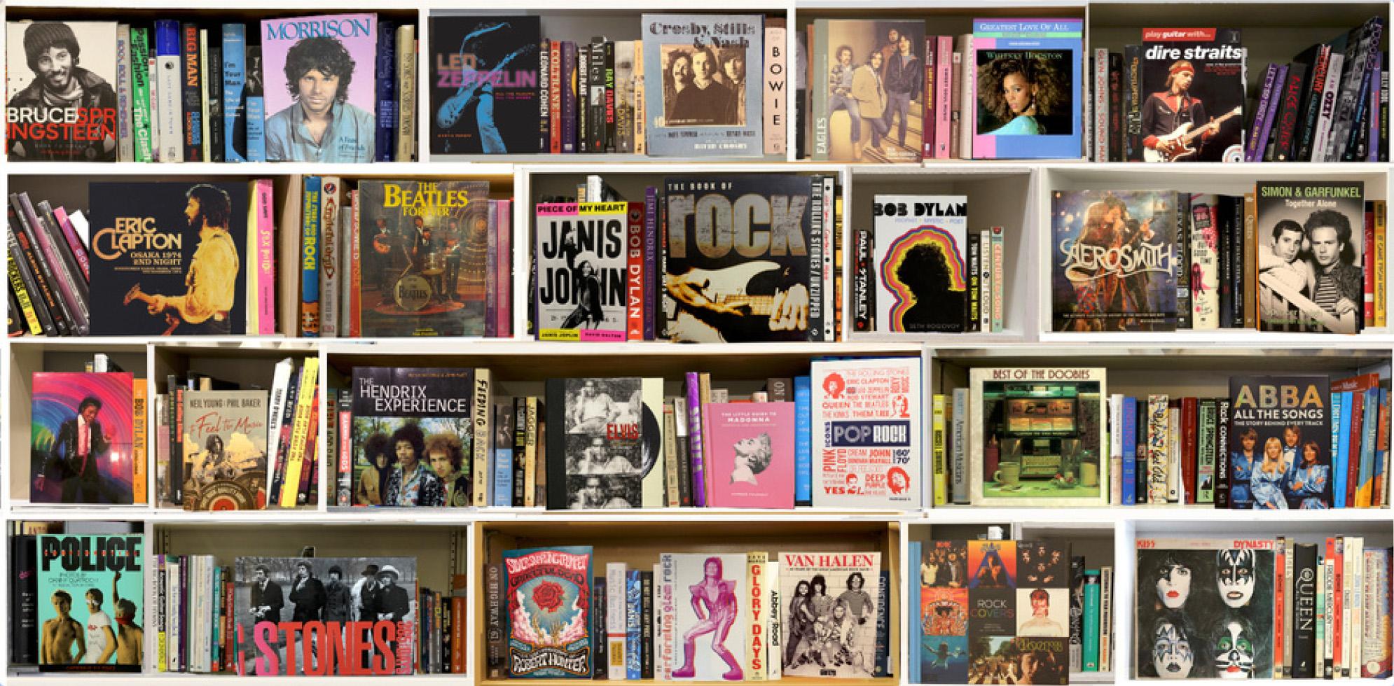 Book Scape Photography, Albums, Music, Ed. of 5, Rock TM by Max Steven Grossman