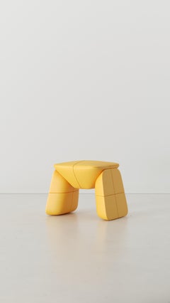 Max Stool in Kvadrat Hero 2 Fabric by Julien Lestrille