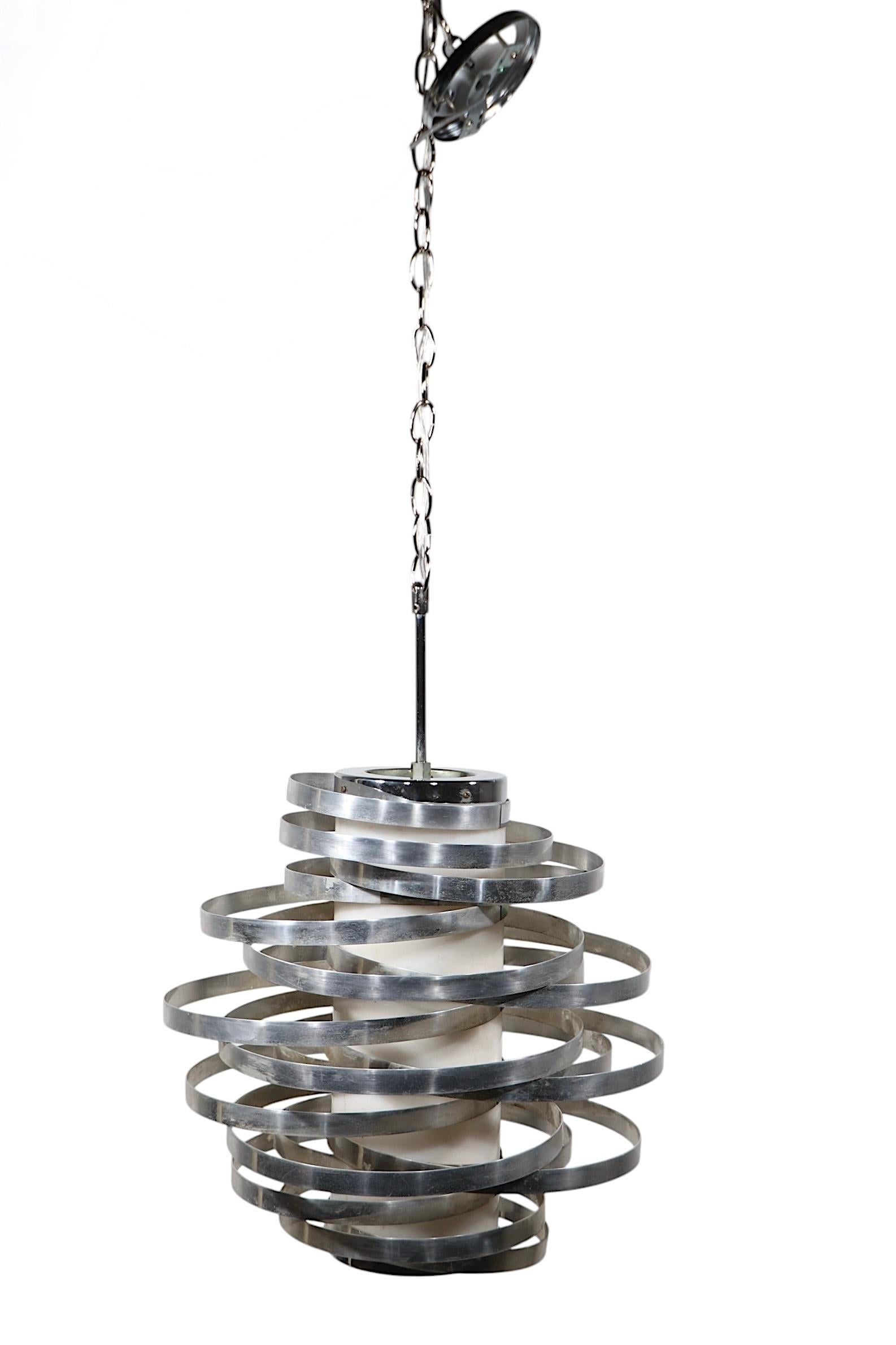 Lámpara Cyclone de Max Suaze por Sciolari c. 1970's Italiano en venta