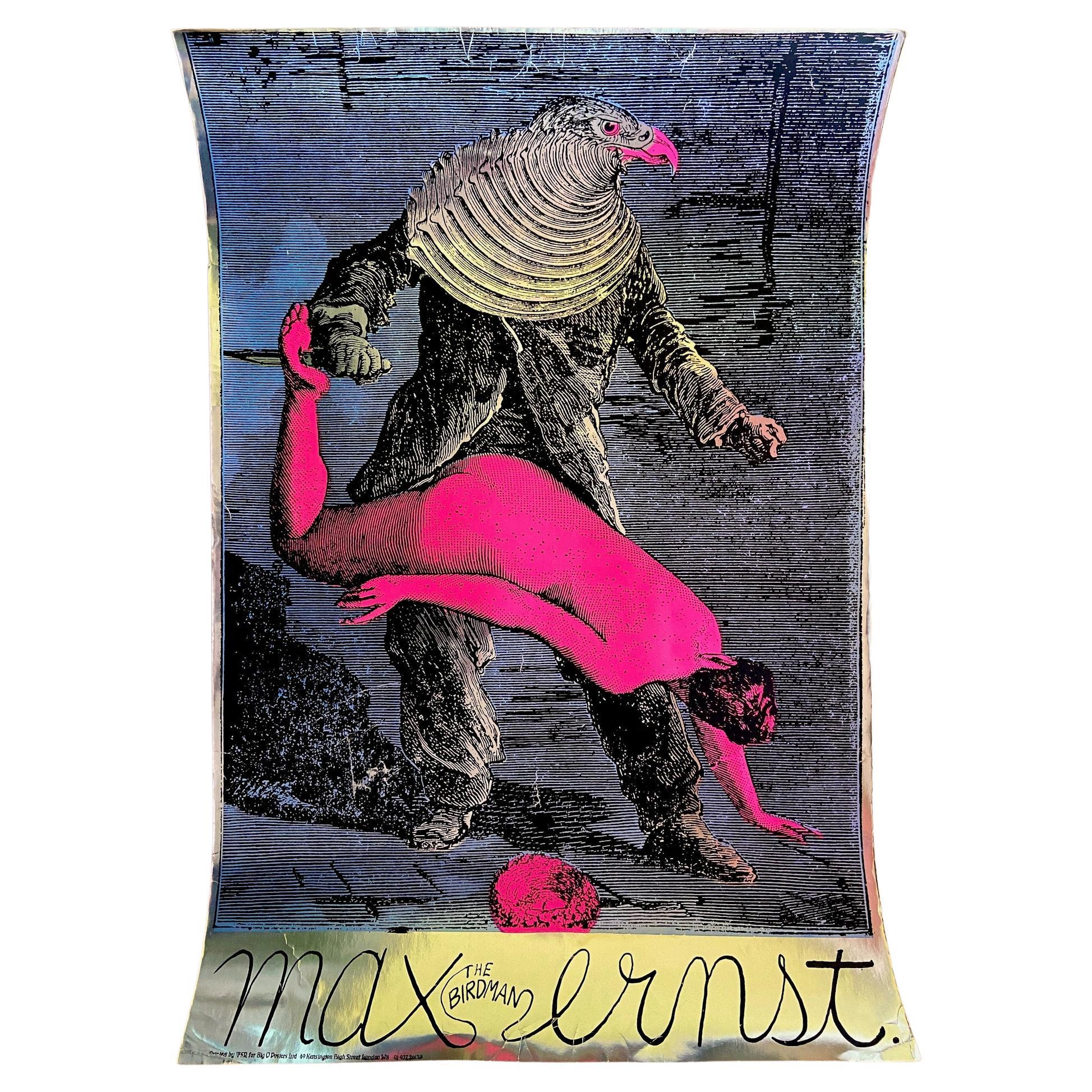 Max „The Birdman“ Ernst, psychedelisches Plakat, Martin Sharp, Big O-Plakate, 1967 im Angebot