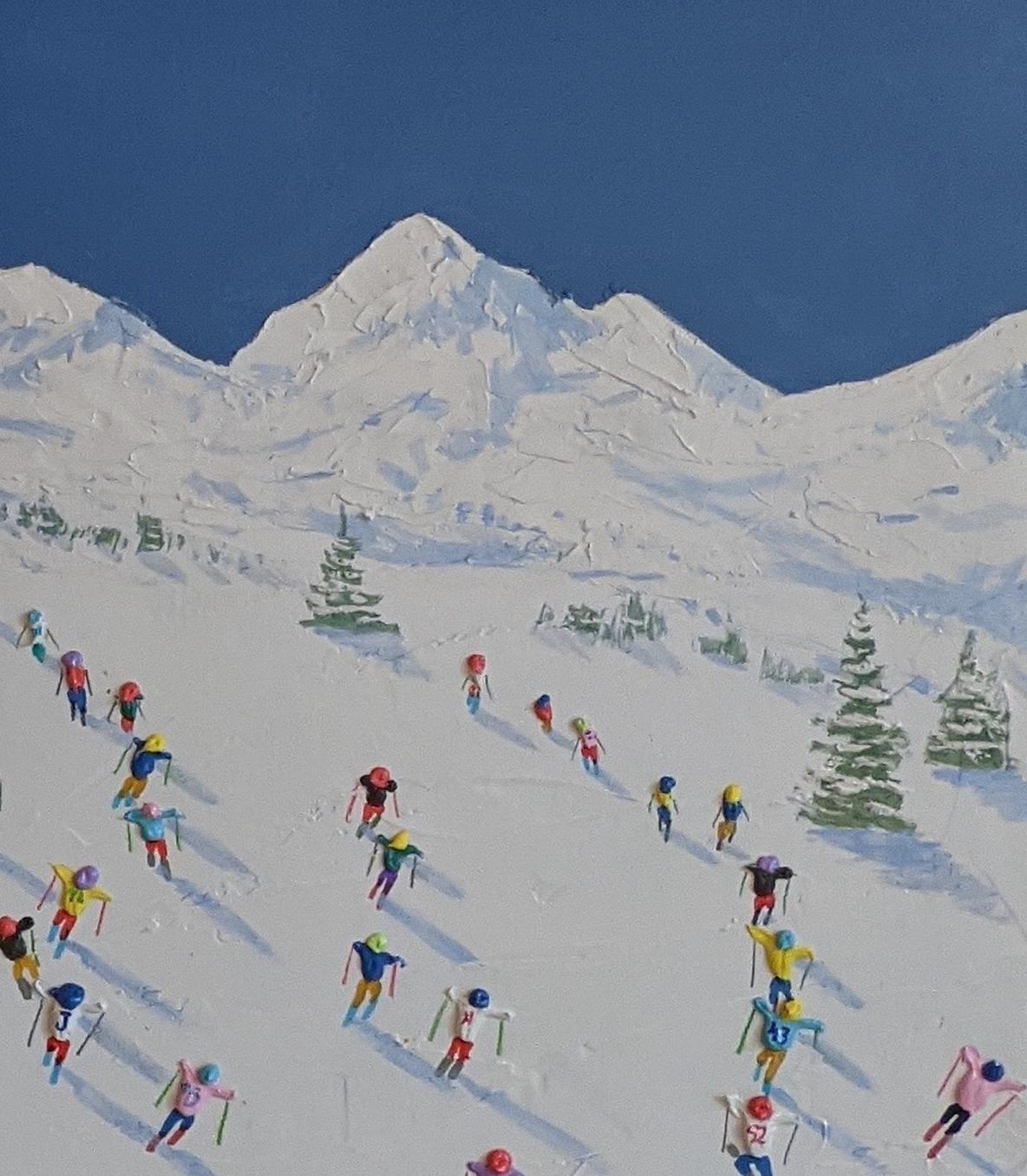 3d ski painting