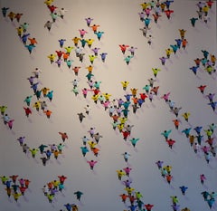 « Lets get it Together » : peinture figurative contemporaine et colorée, danse, couleur