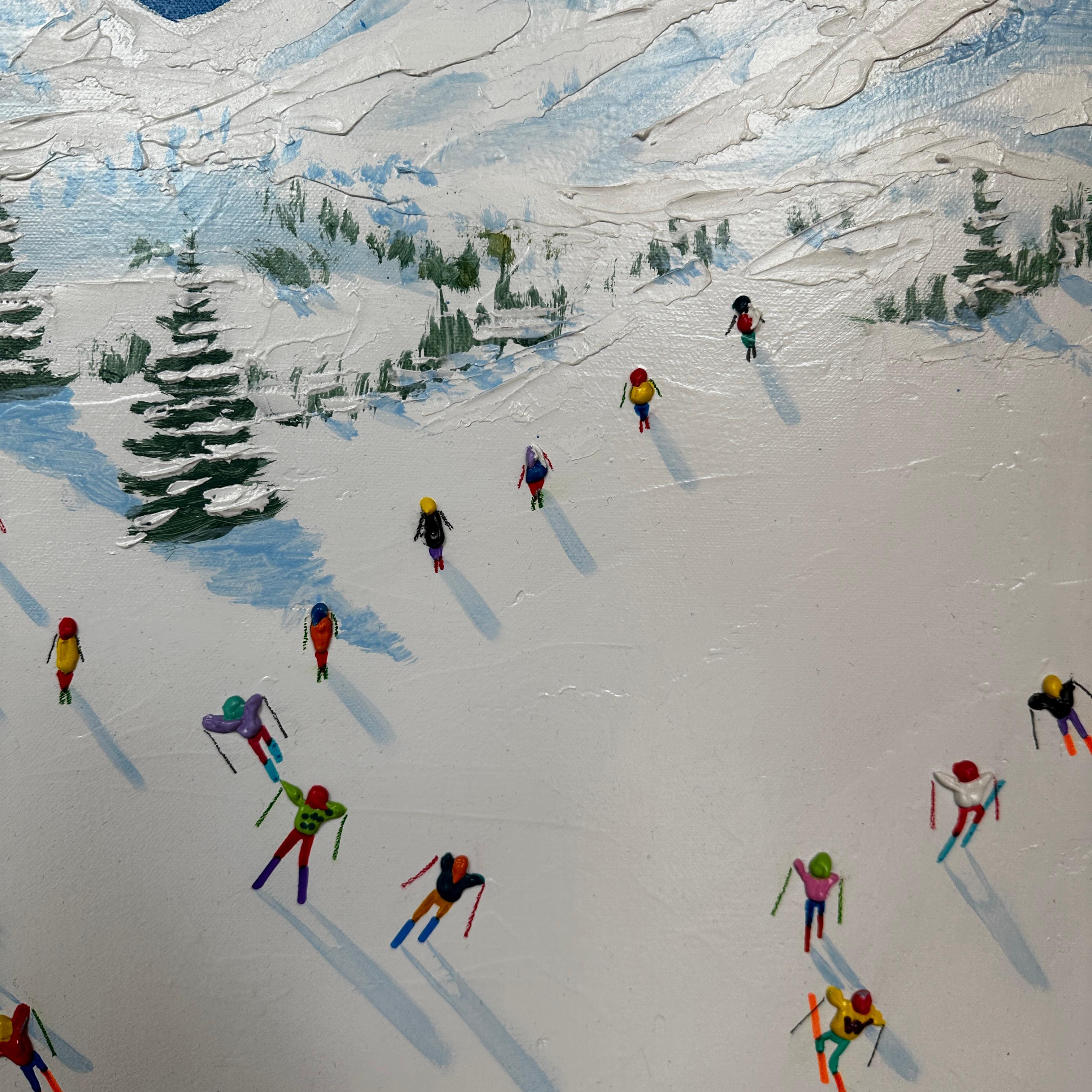 famous ski painting