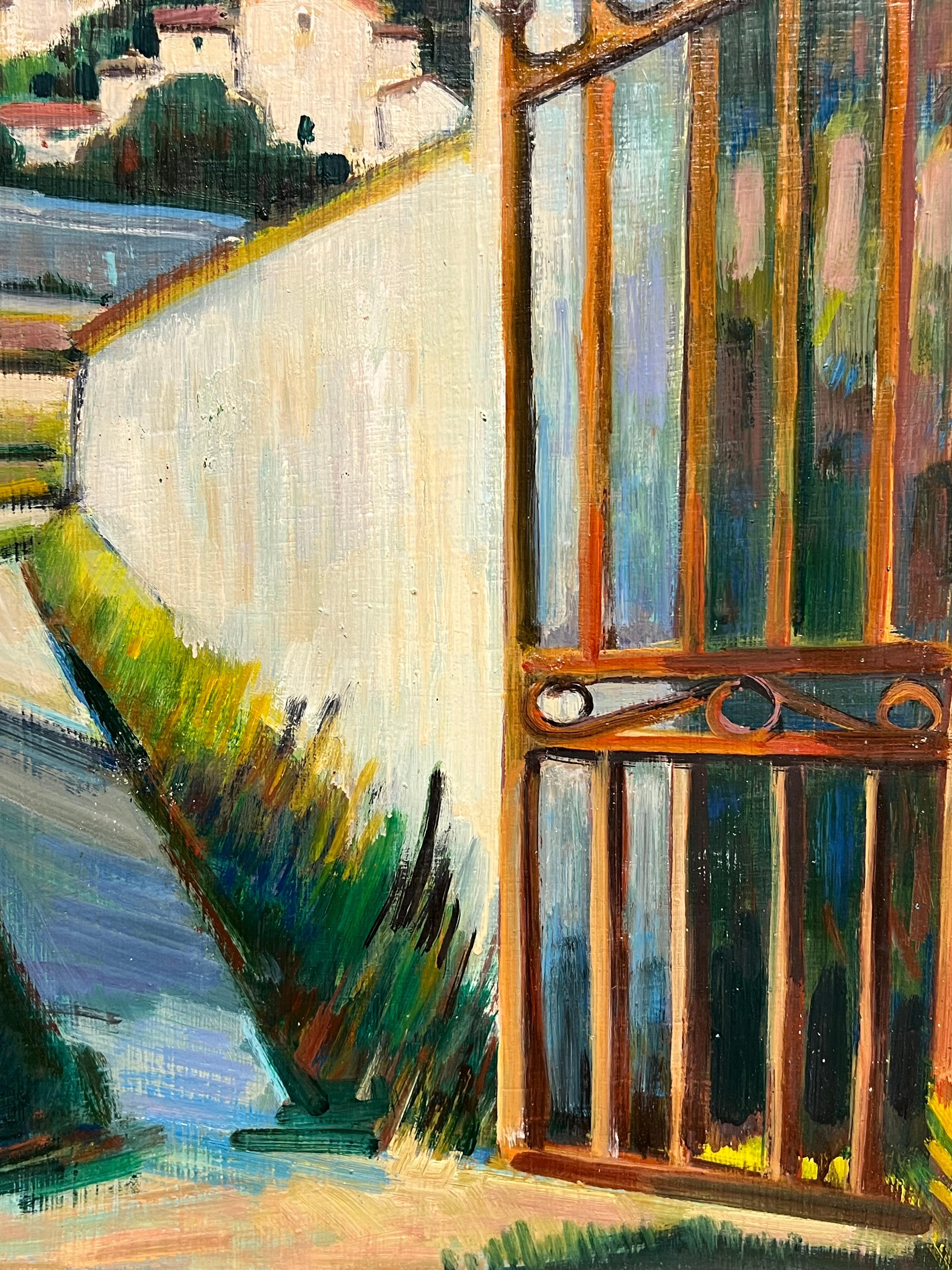 Festung Hilltop
von Max Toutain (1935-2006)
Ölgemälde auf Karton, ungerahmt
Tafel: 20 x 24 Zoll
Provenienz: Alle Gemälde, die wir von diesem Künstler besitzen, stammen aus dem Nachlass des Künstlers in Südfrankreich. 
Condit: sehr guter Zustand

Max