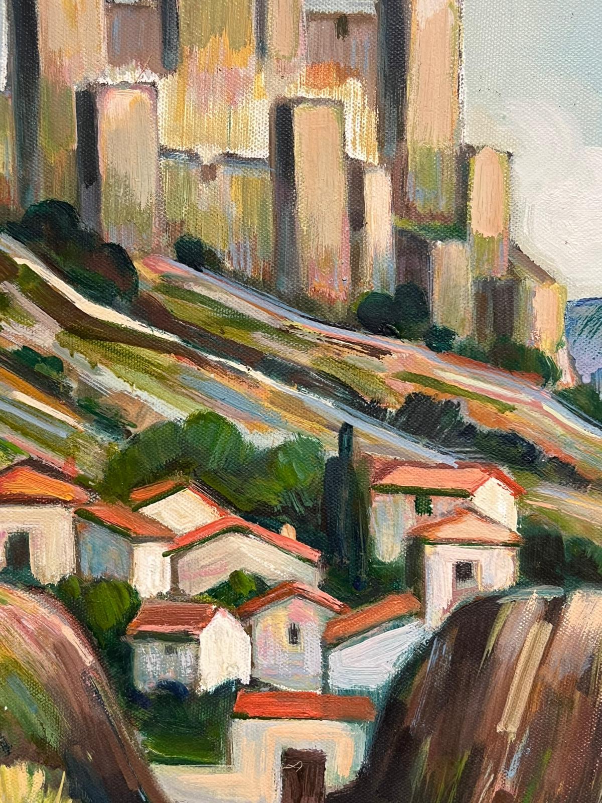 Paisaje del Castillo Francés 
por Max Toutain (1935-2006)
pintura al óleo sobre lienzo, sin enmarcar
lienzo : 20 x 24 pulgadas
Procedencia: todos los cuadros que tenemos de este artista proceden de la finca del artista en el sur de Francia. 
Estado: