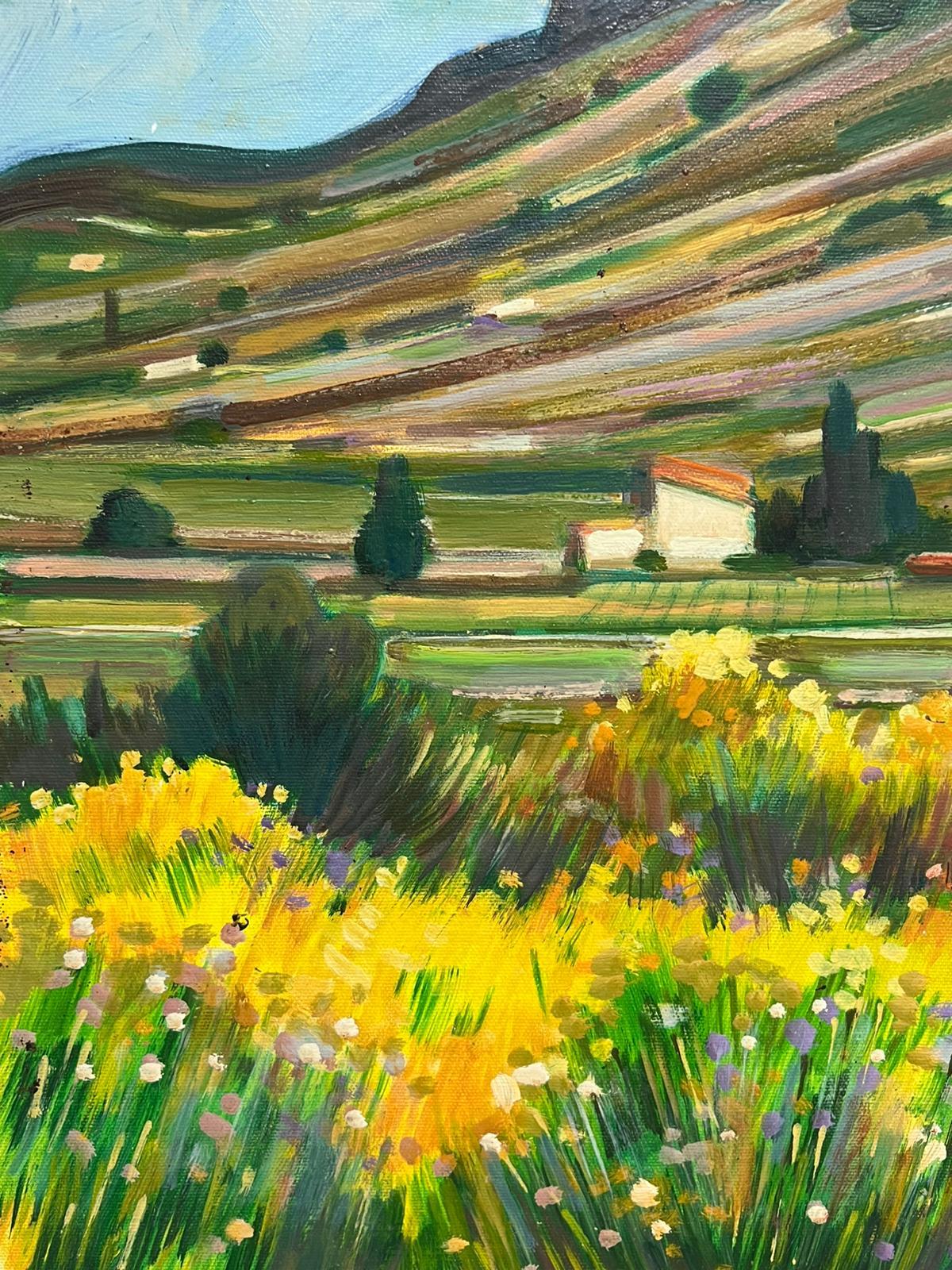 Provence
by Max Toutain (1935-2006)
oil painting on canvas, unframed
canvas : 21.5 x 25 inches
Provenance: all the paintings we have by this artist have come from the artists estate in the South of France. 
Condition: very good condition

Max