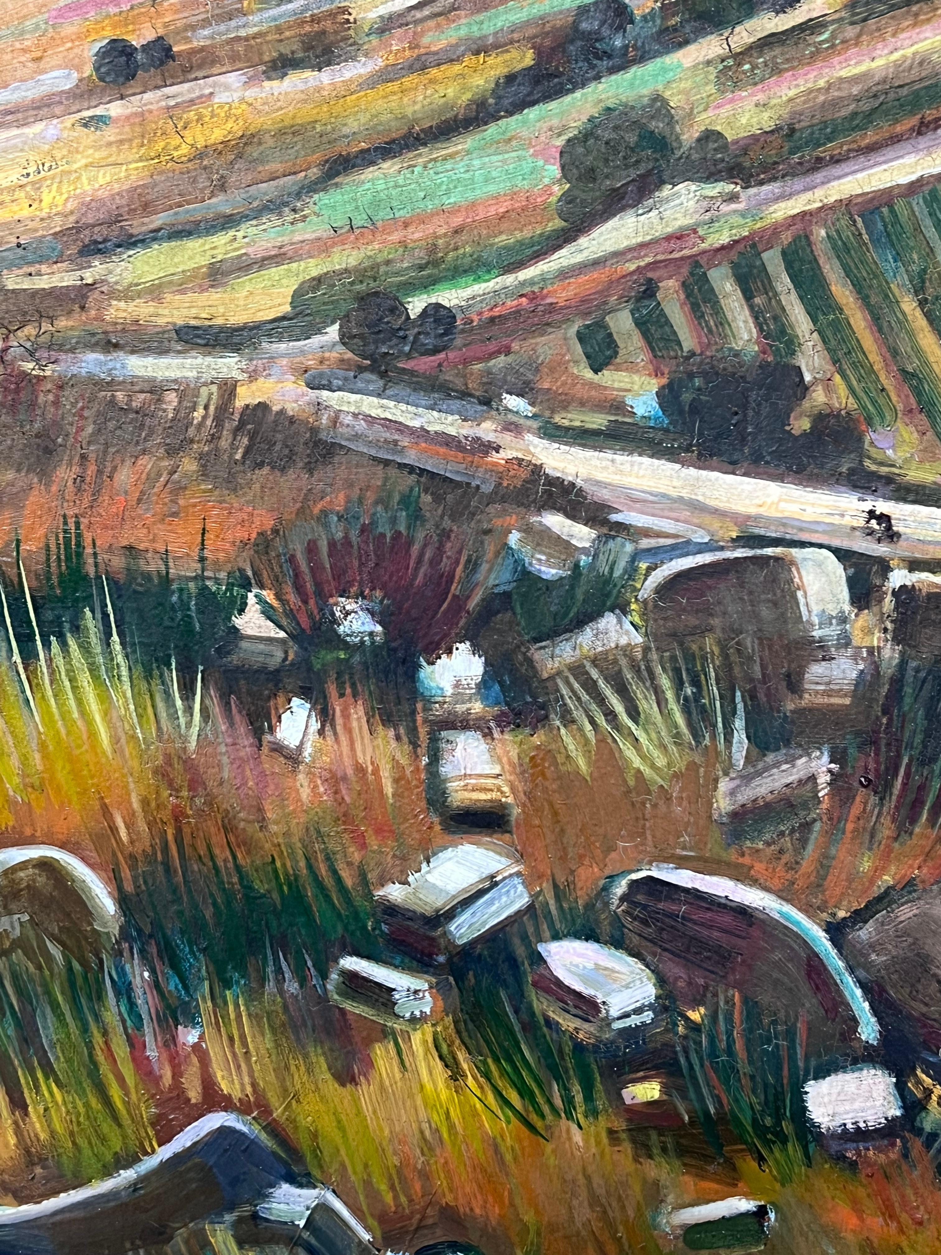 Provenza, villaggio arroccato su una collina (forse Gordes).
firmato da Max Toutain (1935-2006)
dipinto a olio su tela, incorniciato
incorniciato: 37 x 35 pollici
tela: 32,5 x 30 pollici
Provenienza: tutti i quadri che abbiamo di questo artista