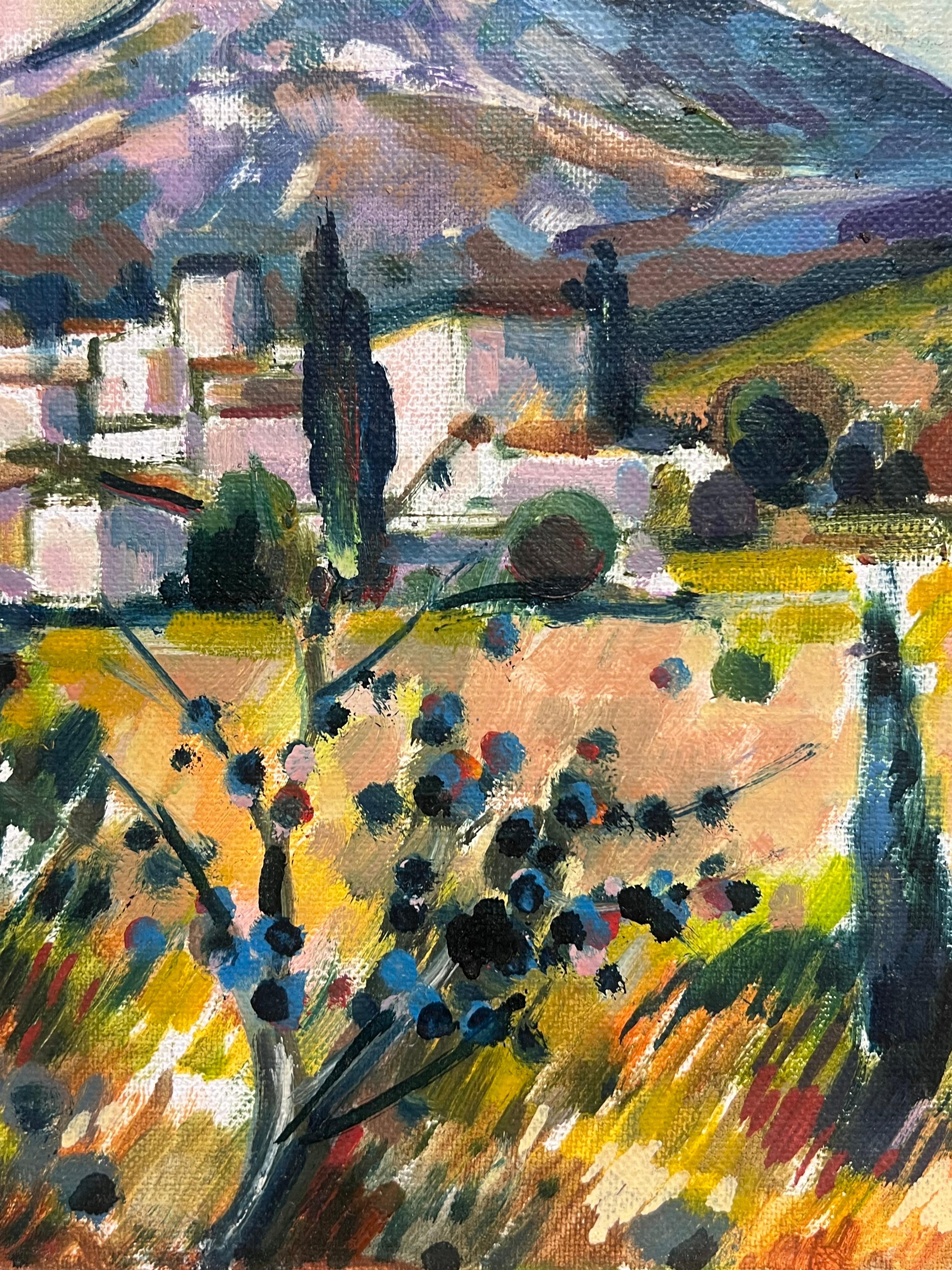 Provence
by Max Toutain (1935-2006)
oil painting on canvas, framed
framed: 12 x 16 inches
canvas : 10 x 13 inches
Provenance: all the paintings we have by this artist have come from the artists estate in the South of France. 
Condition: very good