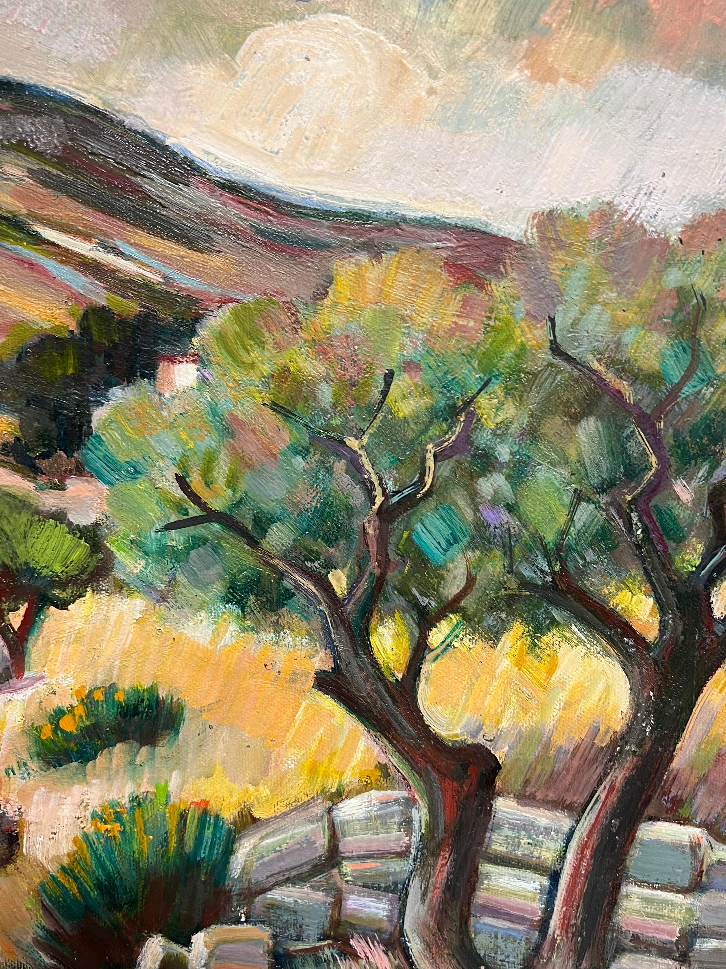 Chemin français venteux
signé par Max Toutain (1935-2006)
peinture à l'huile sur toile, non encadrée
toile : 18 x 22 pouces
Provenance : tous les tableaux de cet artiste que nous possédons proviennent de la propriété de l'artiste dans le sud de la