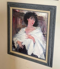 Lady With White Shawl