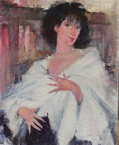 Used Lady With White Shawl