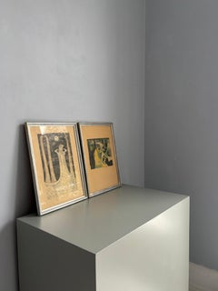 Litografie surrealiste di Max W. Svanberg, Svezia, 1950