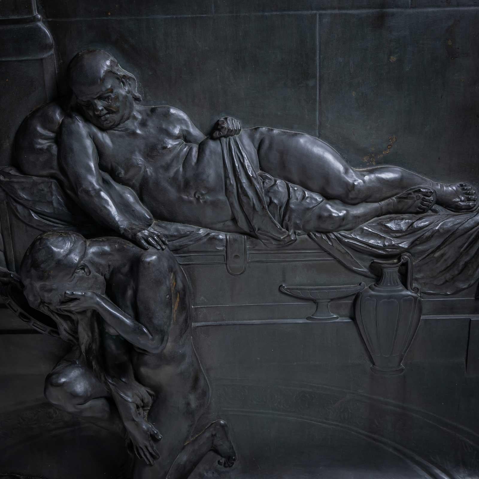Bronze Relief by Max Wach-Wacheneck (*1871 Berlin), cast by Noack Berlin, 1909 For Sale 5