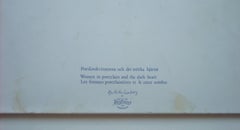 Max Walter Svanberg Azulejo pintado y firmado para Rörstrand