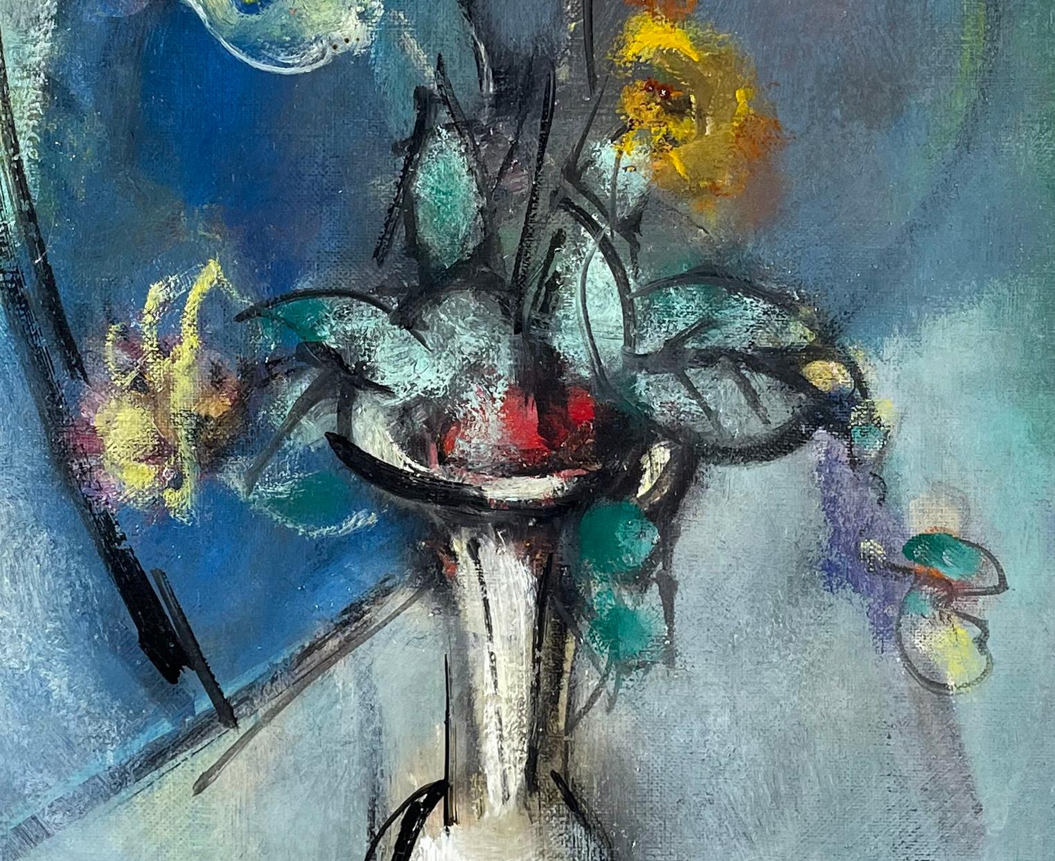 The Bouquet
Oil on canvas
18 x 12 5/8 inches (45.7 x 32.1 cm)
Framed dimensions: 25 3/4 x 20 3/4 inches
Signed lower left: Max Weber

Provenance
The artist;
Gift of the artist;
By descent in the family, until 2025

Max Weber was born in 1881 in