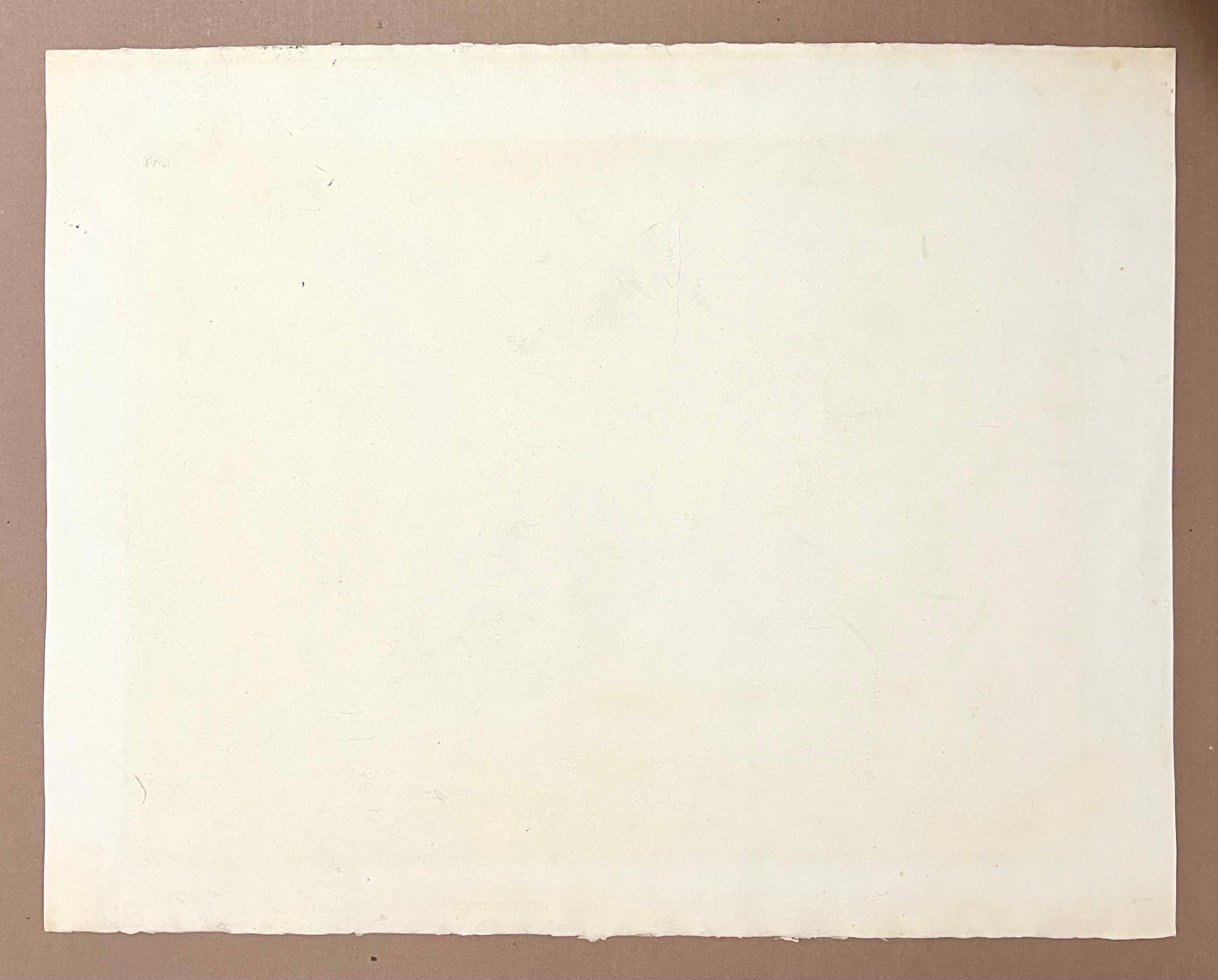 American Modernist Cubist Lithograph Screenprint 