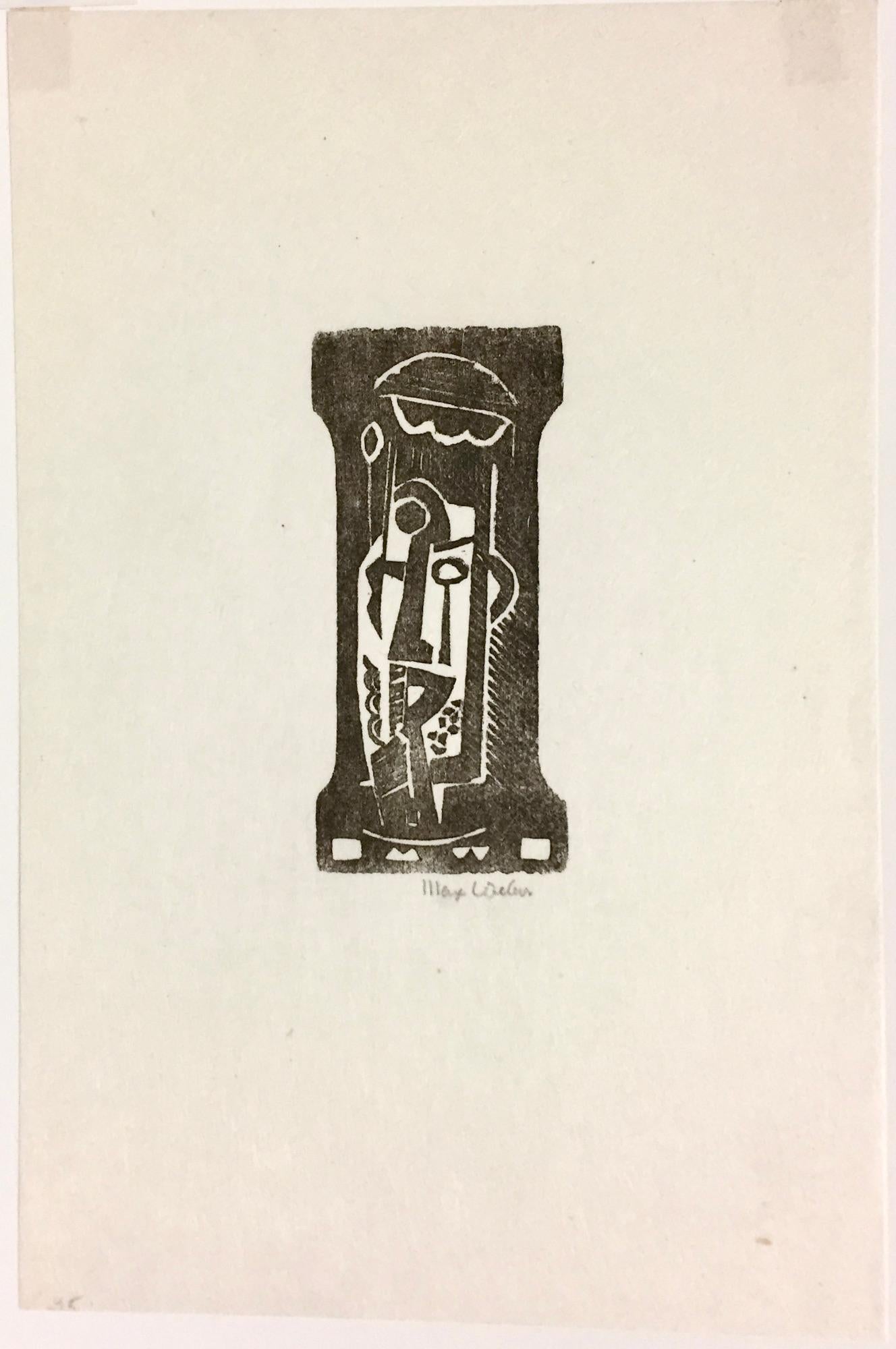 Figur aus der Zeit der Jahrhundertwende (Moderne), Print, von Max Weber