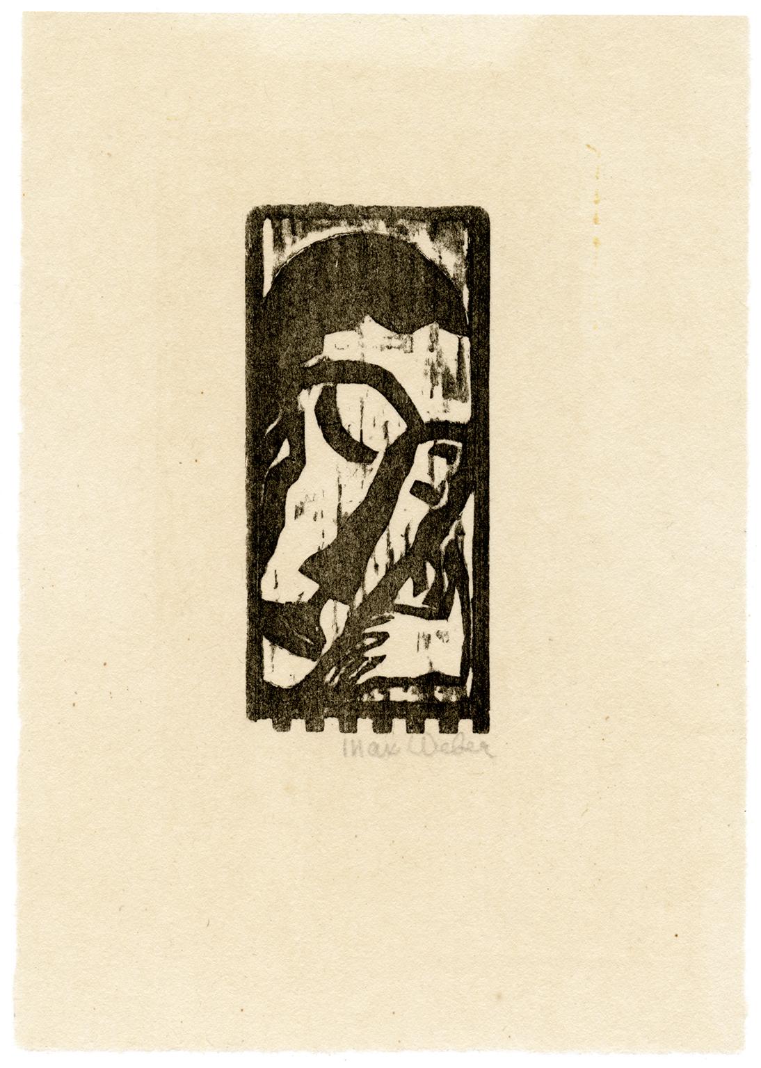 Head - Print by Max Weber