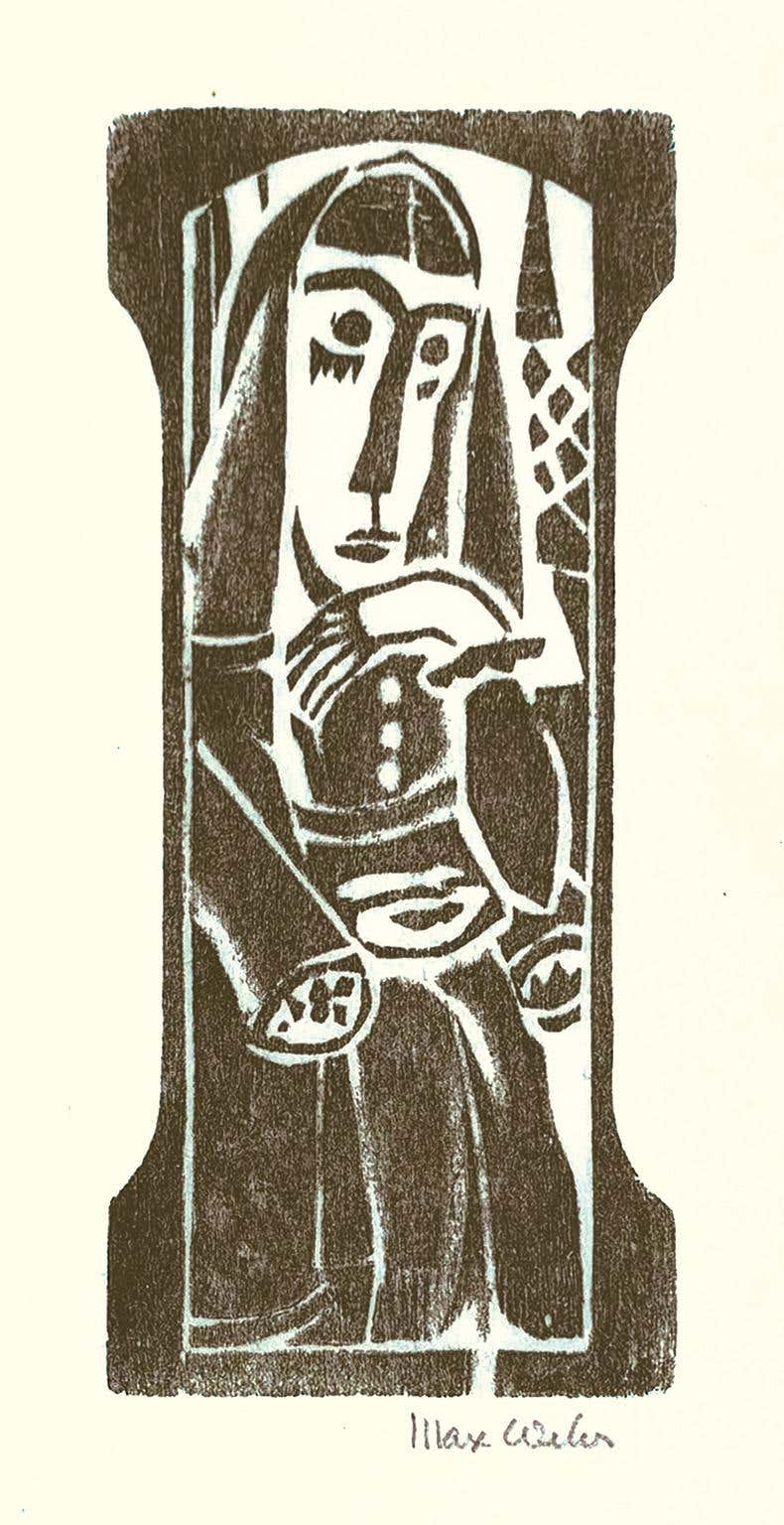 'Seated Figure' — American Expressionism