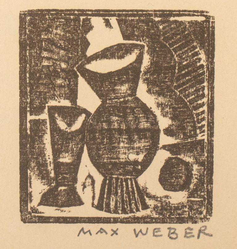American Max Weber Still Life & Figural Portrait Woodblocks For Sale