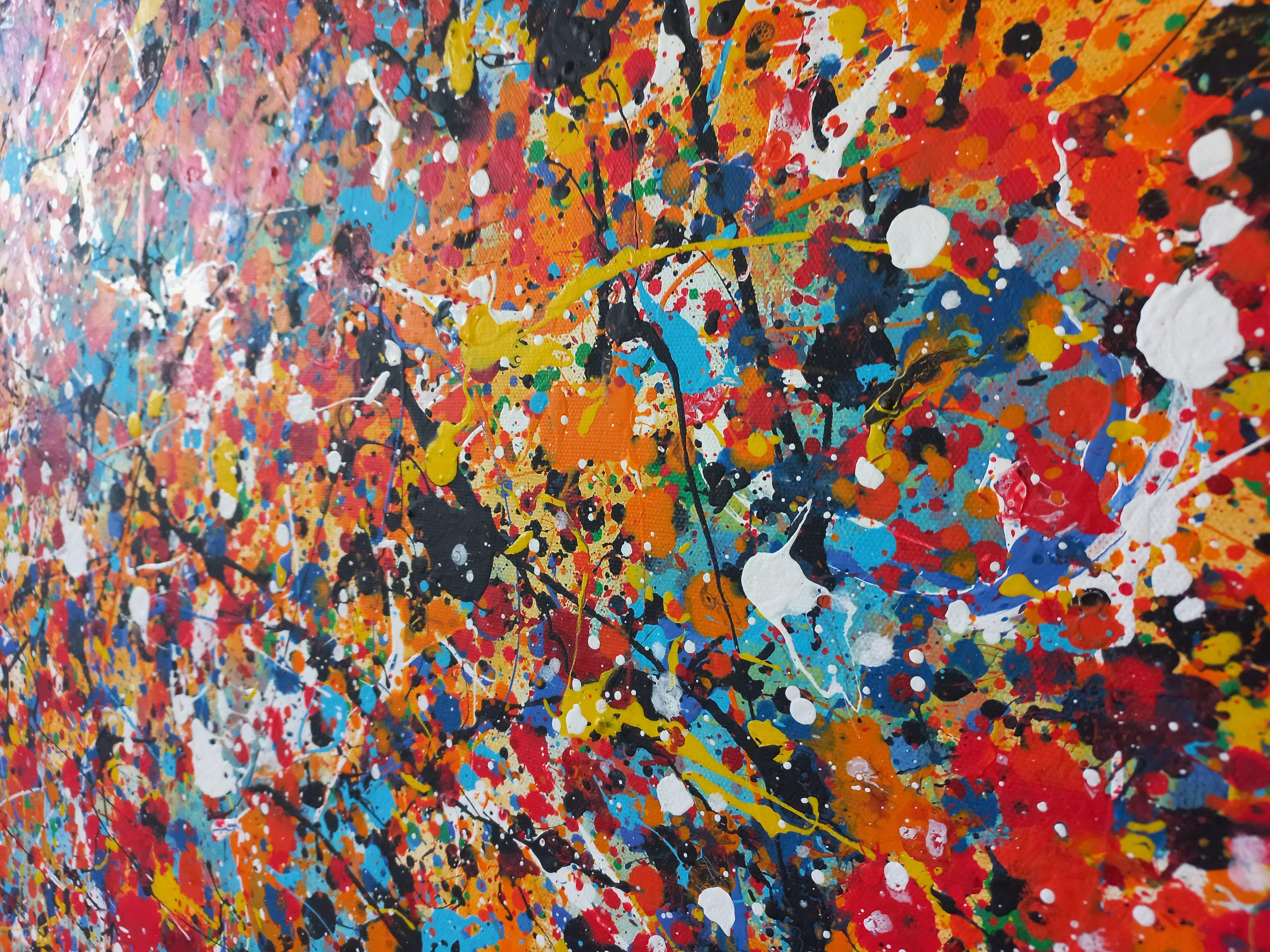 ┬½ COLORS 2 ┬╗ by M.Y., Painting, Acrylic on Canvas For Sale 4