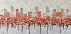 Â" Herbst in der Stadt 2 Â" von M.Y., Malerei, Acryl auf Leinwand