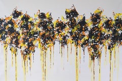 Â« Drips 10 Â» by M.Y., Painting, Acrylic on Canvas