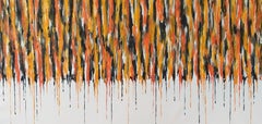 Â« Drips 9 Â» by M.Y., Painting, Acrylic on Canvas