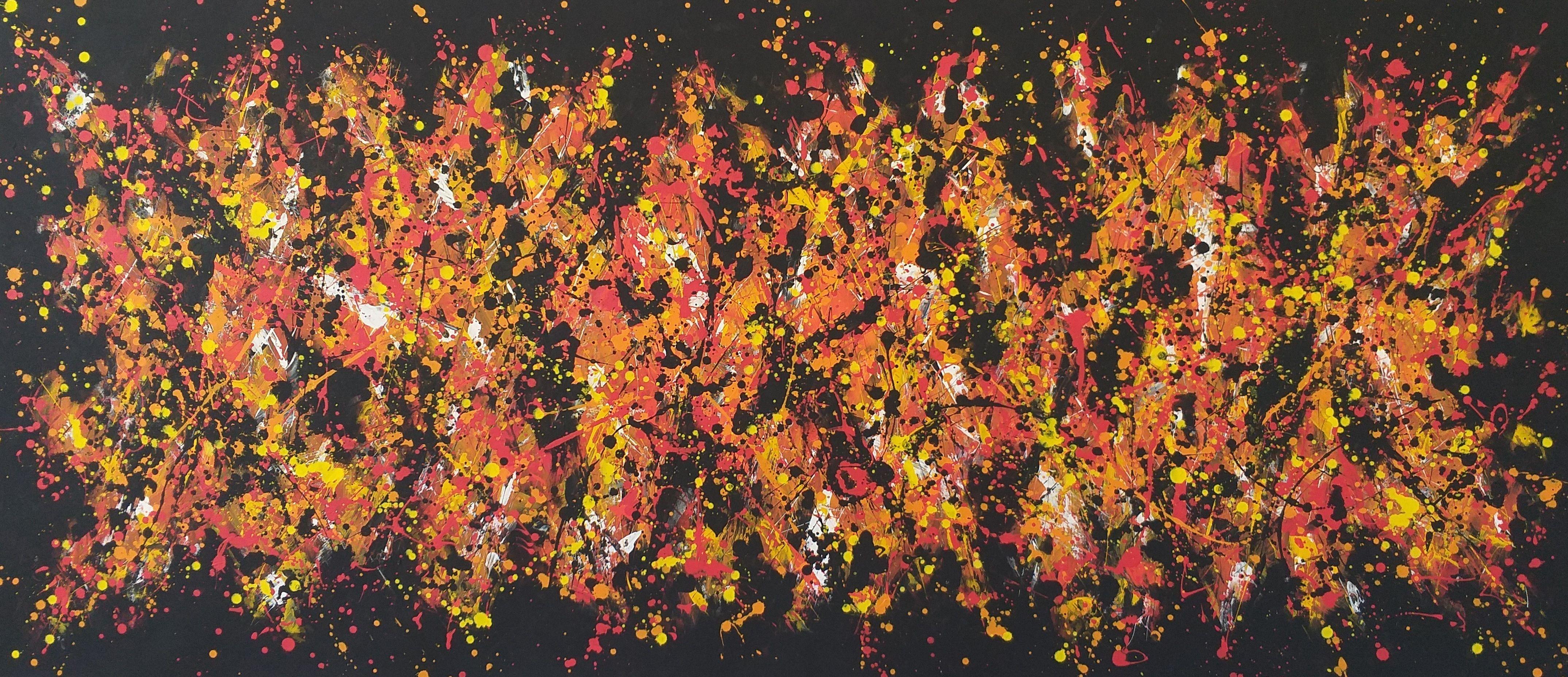 Â« Expression 2 Â» by M.Y., Painting, Acrylic on Canvas