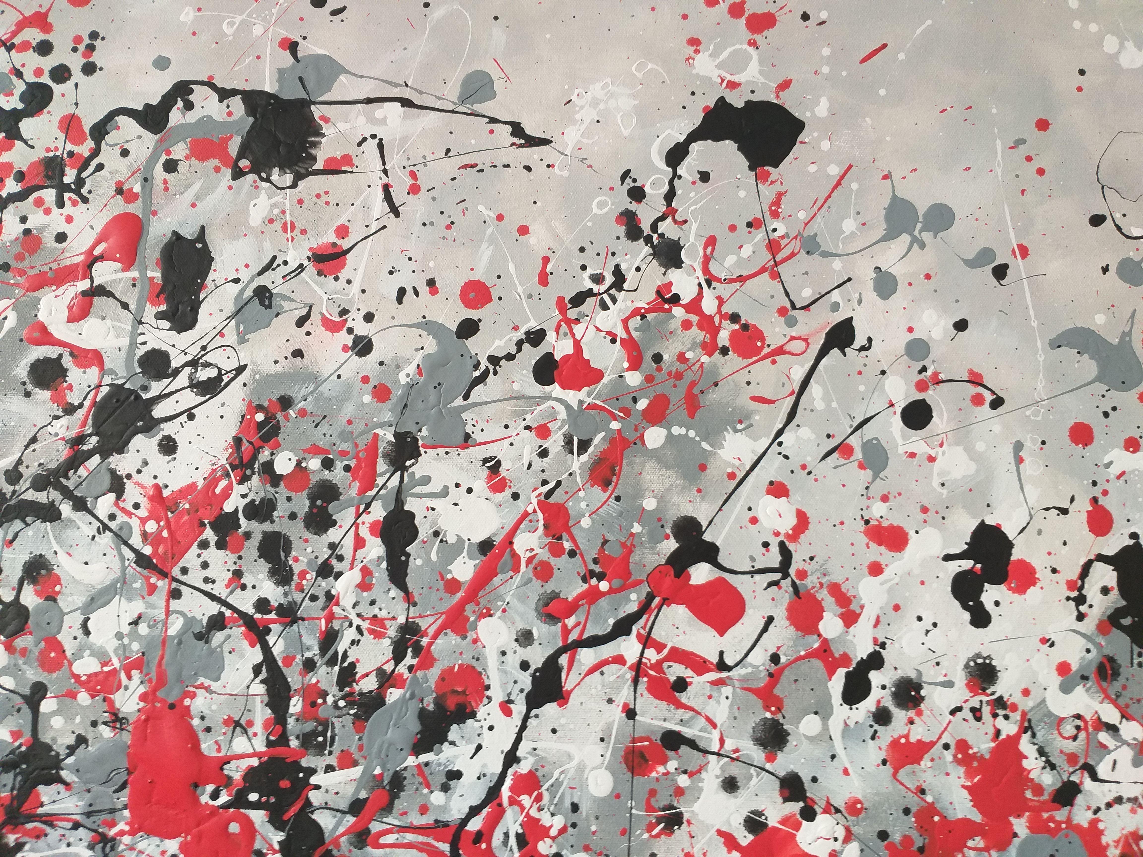 Â« Splashes 13 Â» by M.Y.  I am constantly looking for different techniques, colors and materials to experiment with, and always strive to achieve sensual harmony in every composition. I am primarily inspired by the world around me and in my art i