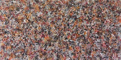 Abstract J. Pollock style painting by M.Y., Painting, Acrylic on Canvas
