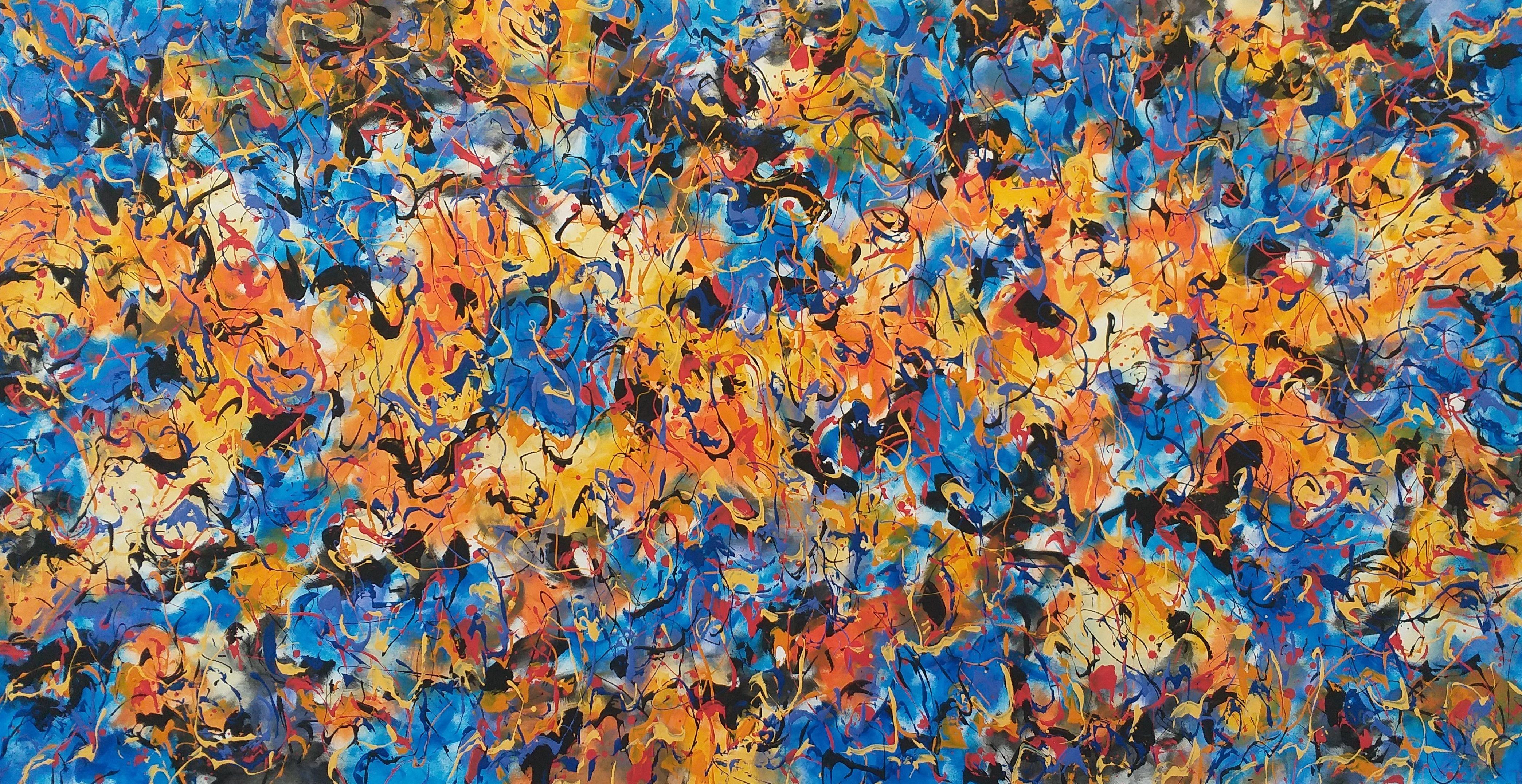 ALQUIMIA de M.Y., Pintura, Acrílico sobre lienzo - Painting de Max Yaskin