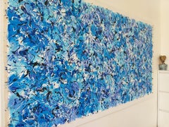 AQUA 2 by M.Y., Painting, Acrylic on Canvas