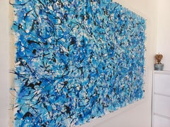 AQUA 3 by M.Y., Painting, Acrylic on Canvas