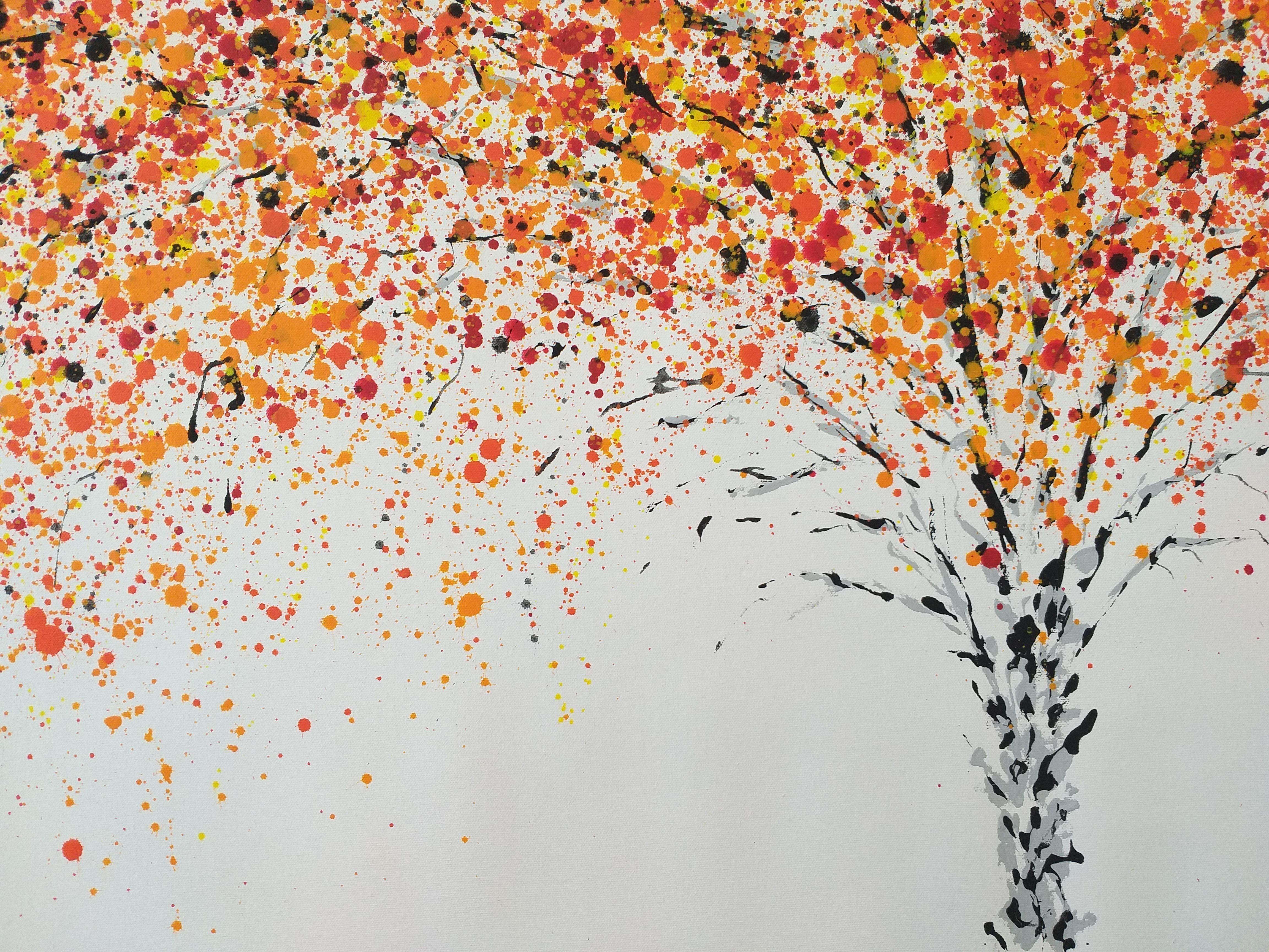 Autumn Tree 3 by M.Y.  I am constantly looking for different techniques, colors and materials to experiment with, and always strive to achieve sensual harmony in every composition. I am primarily inspired by the world around me and in my art i