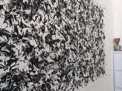 Schwarz-Weiß 3 von M.Y., Gemälde, Acryl auf Leinwand