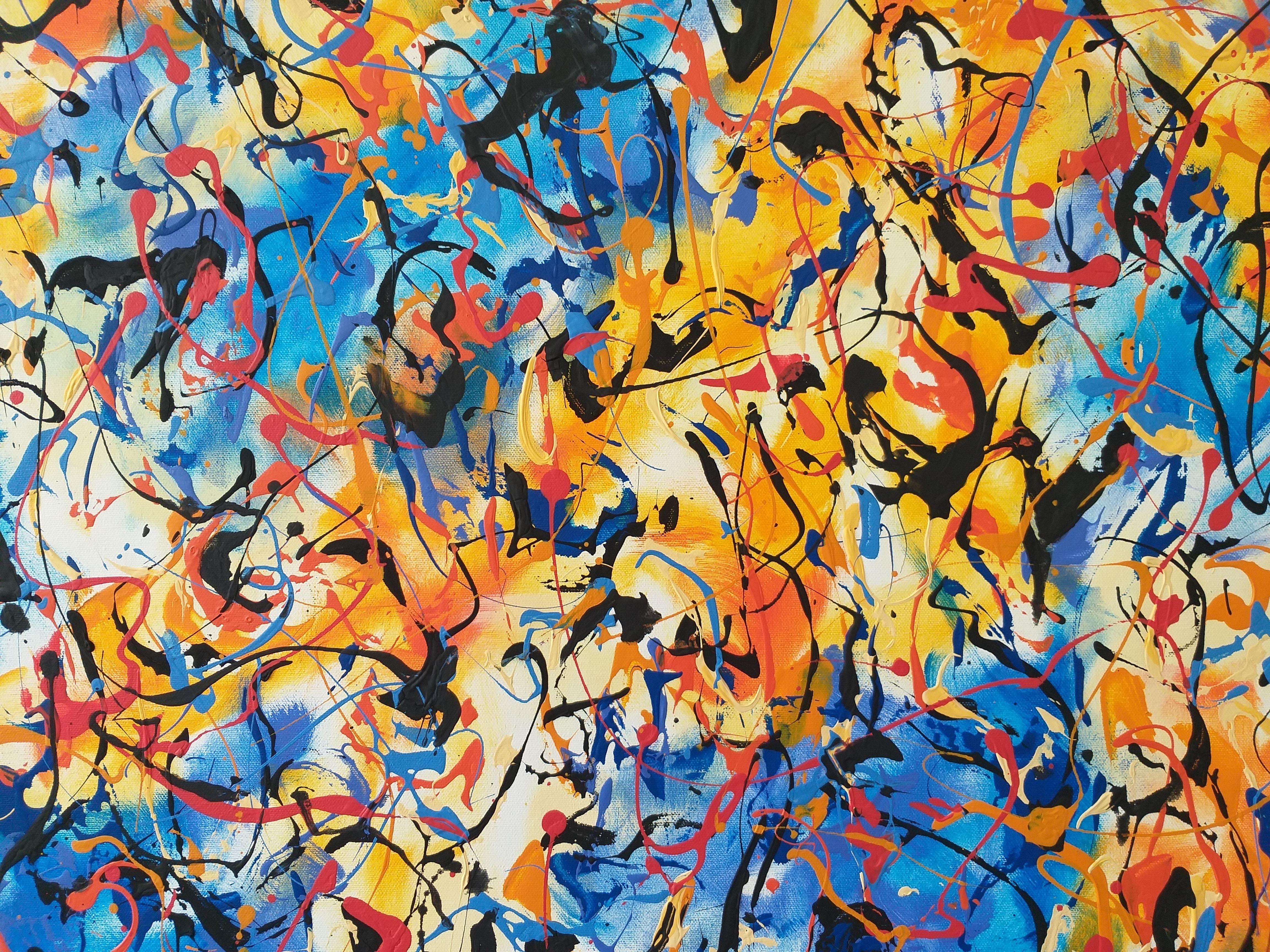Brightness 11 by M.Y., Painting, Acrylic on Canvas For Sale 2
