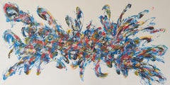 Butterfly by M.Y., Painting, Acrylic on Canvas