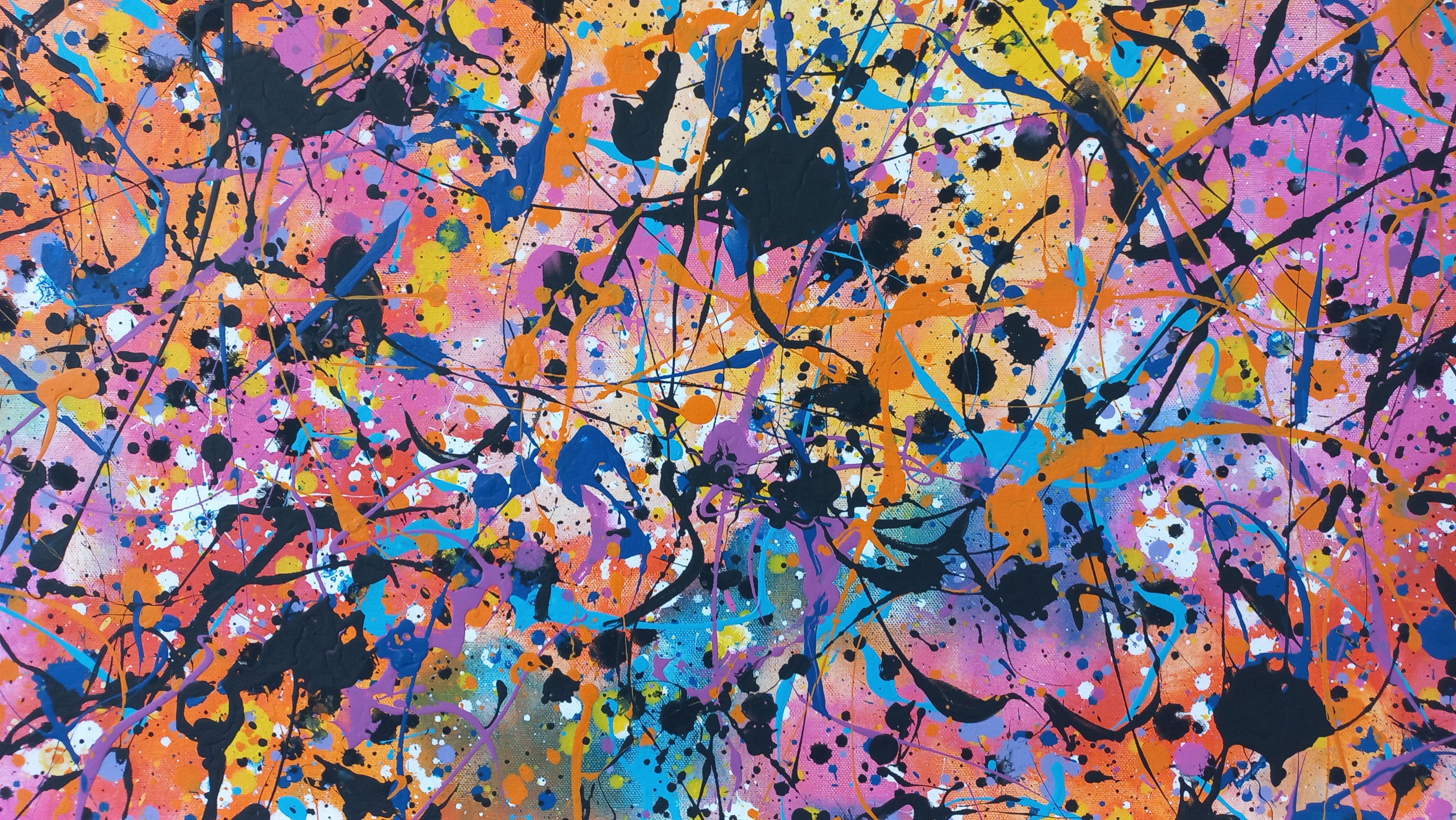 Celebrity 2 von M.Y., Gemälde, Acryl auf Leinwand im Angebot 2