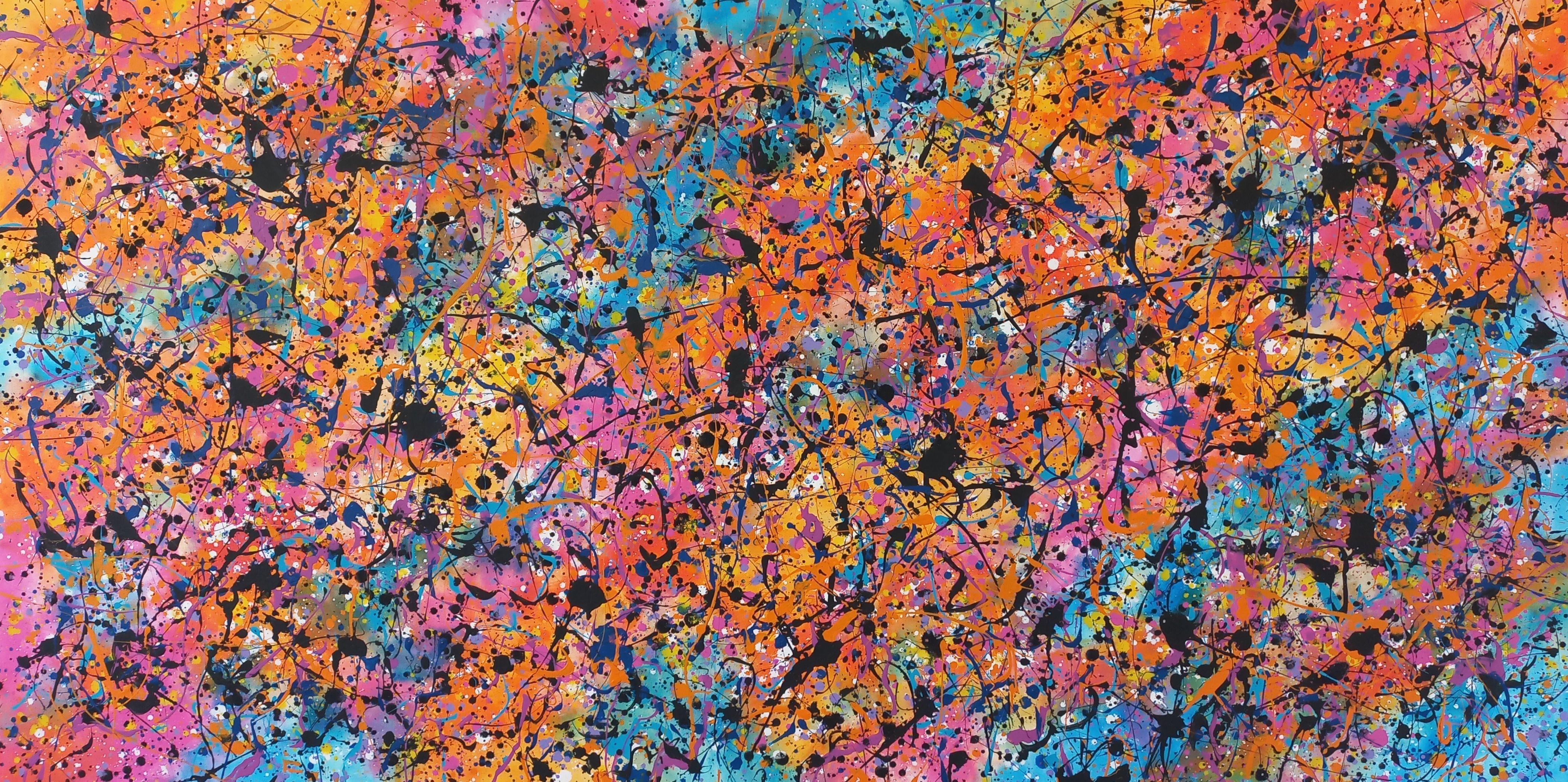 Celebrity 2 von M.Y., Gemälde, Acryl auf Leinwand – Painting von Max Yaskin