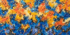 Day & Night 4 de M.Y., peinture, acrylique sur toile