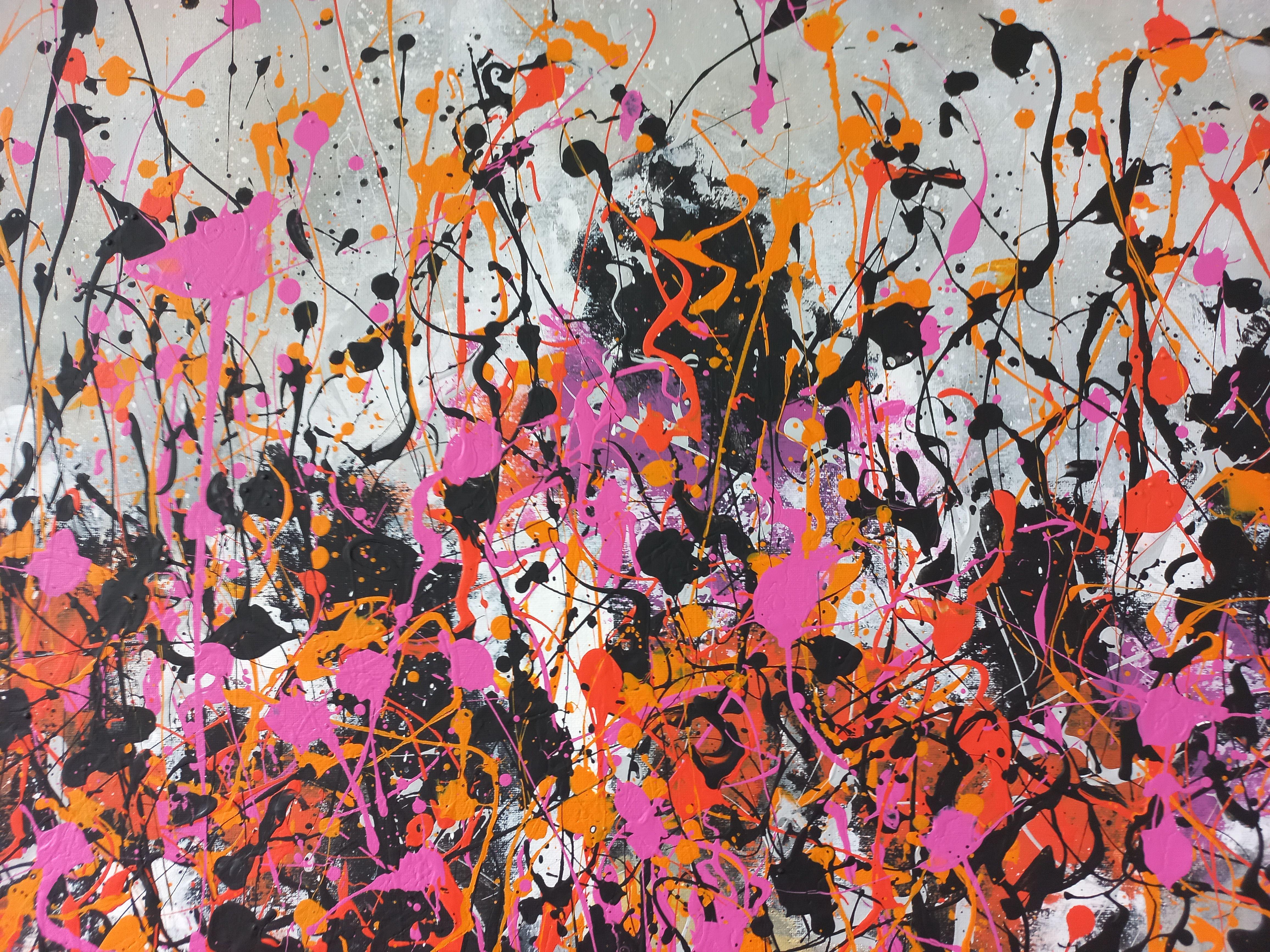 Größe des Gemäldes 100cm x 150cm (39,37in x59,05in), ohne Rahmen, ungespannt.  Die ursprüngliche Größe der Leinwand 110cm x 159cm (43,30in x 62,60in). das Gemälde ist mit extra Leinwand an den Seiten für Stretching.  Bitte überprüfen Sie die Größe